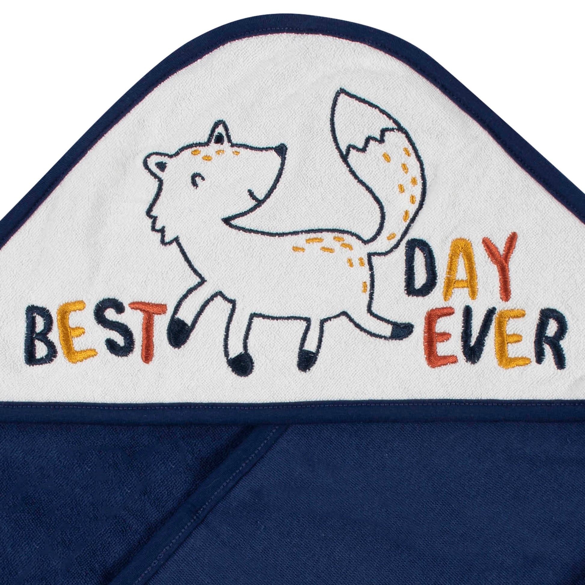 12-Piece Baby Boys Fox Hooded Towels & Washcloths Set-Gerber Childrenswear