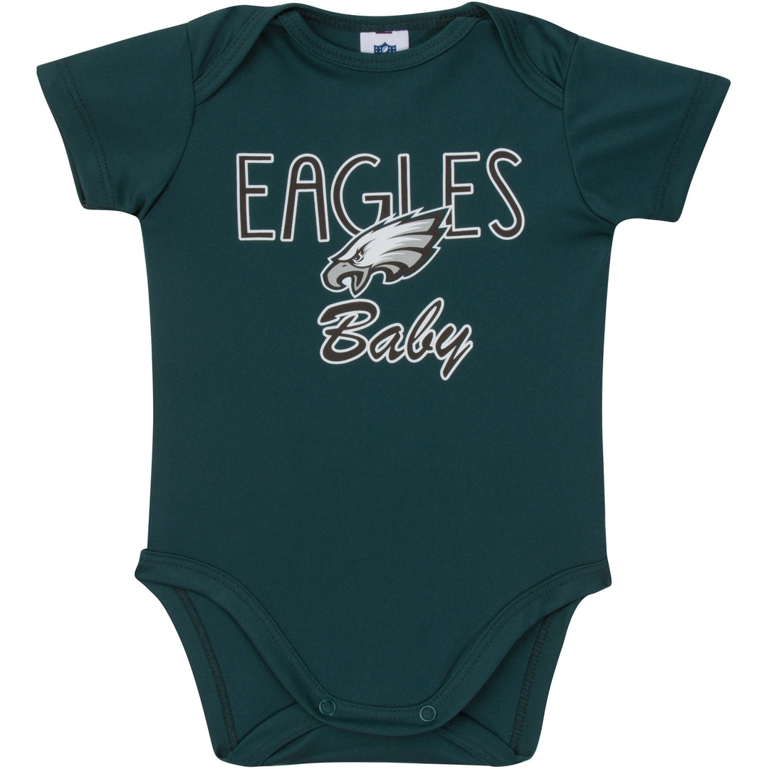 Philadelphia Eagles Baby Boy Short Sleeve Bodysuit-Gerber Childrenswear