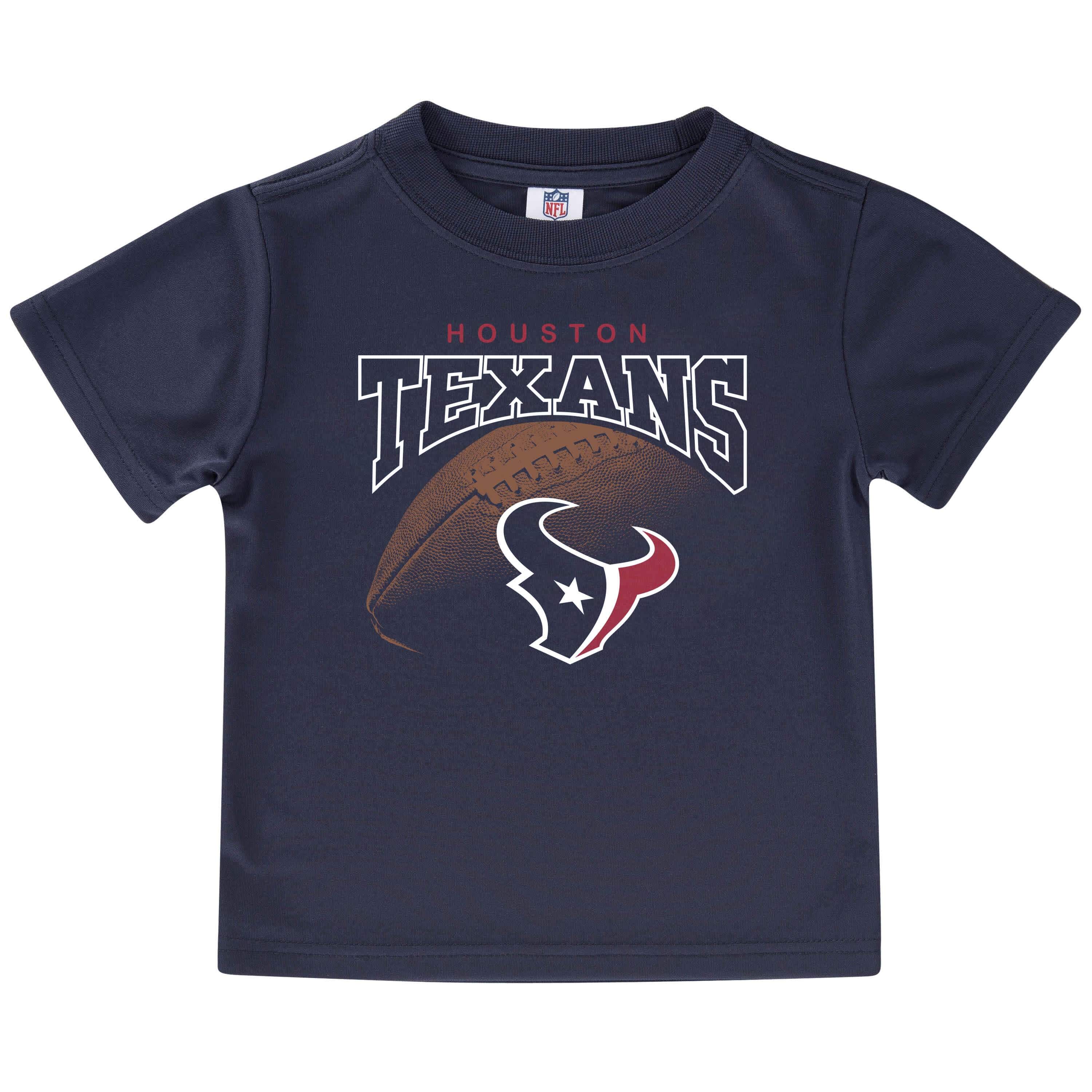 Houston Texans 3-Pack Baby Boys Short Sleeve Tee Shirts-Gerber Childrenswear