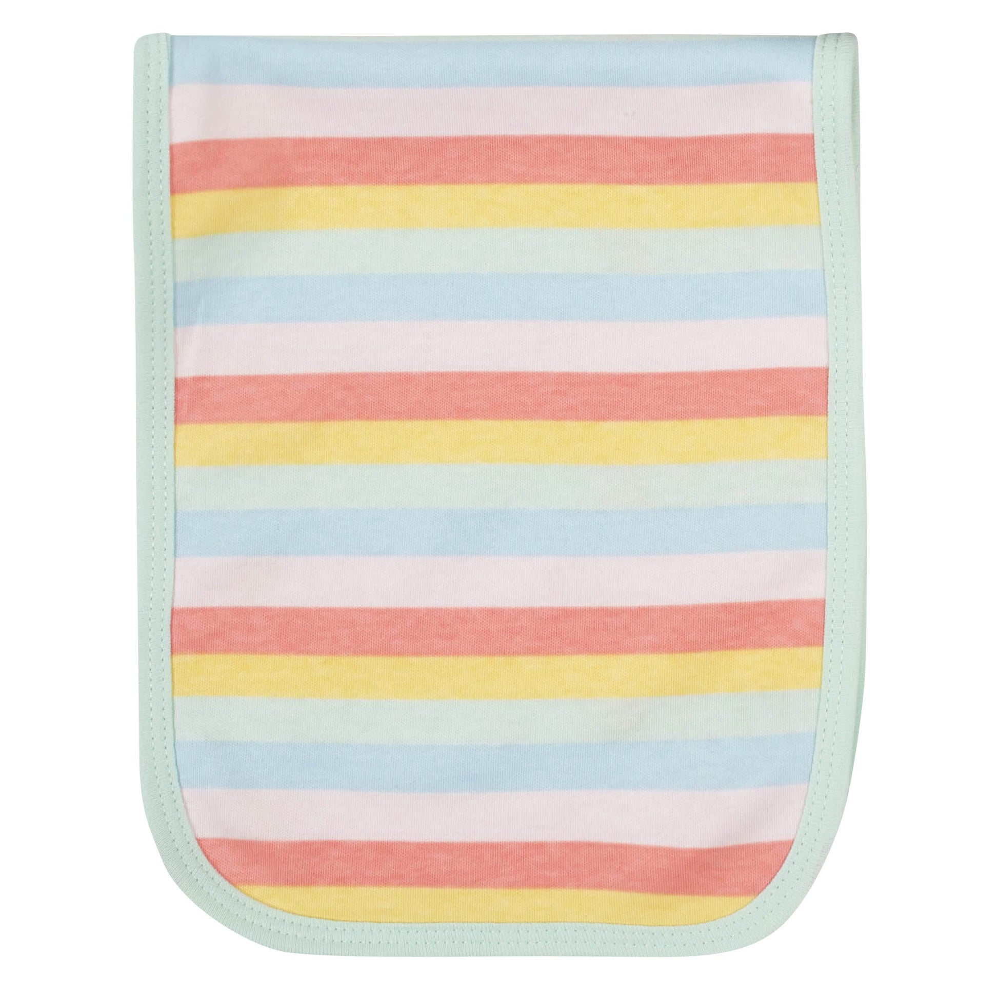 4-Pack Baby Girls Rainbow Terry Burp Cloths-Gerber Childrenswear