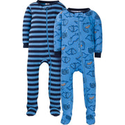2-Pack Baby & Toddler Boys Dino Snug Fit Footed Cotton Pajamas-Gerber Childrenswear