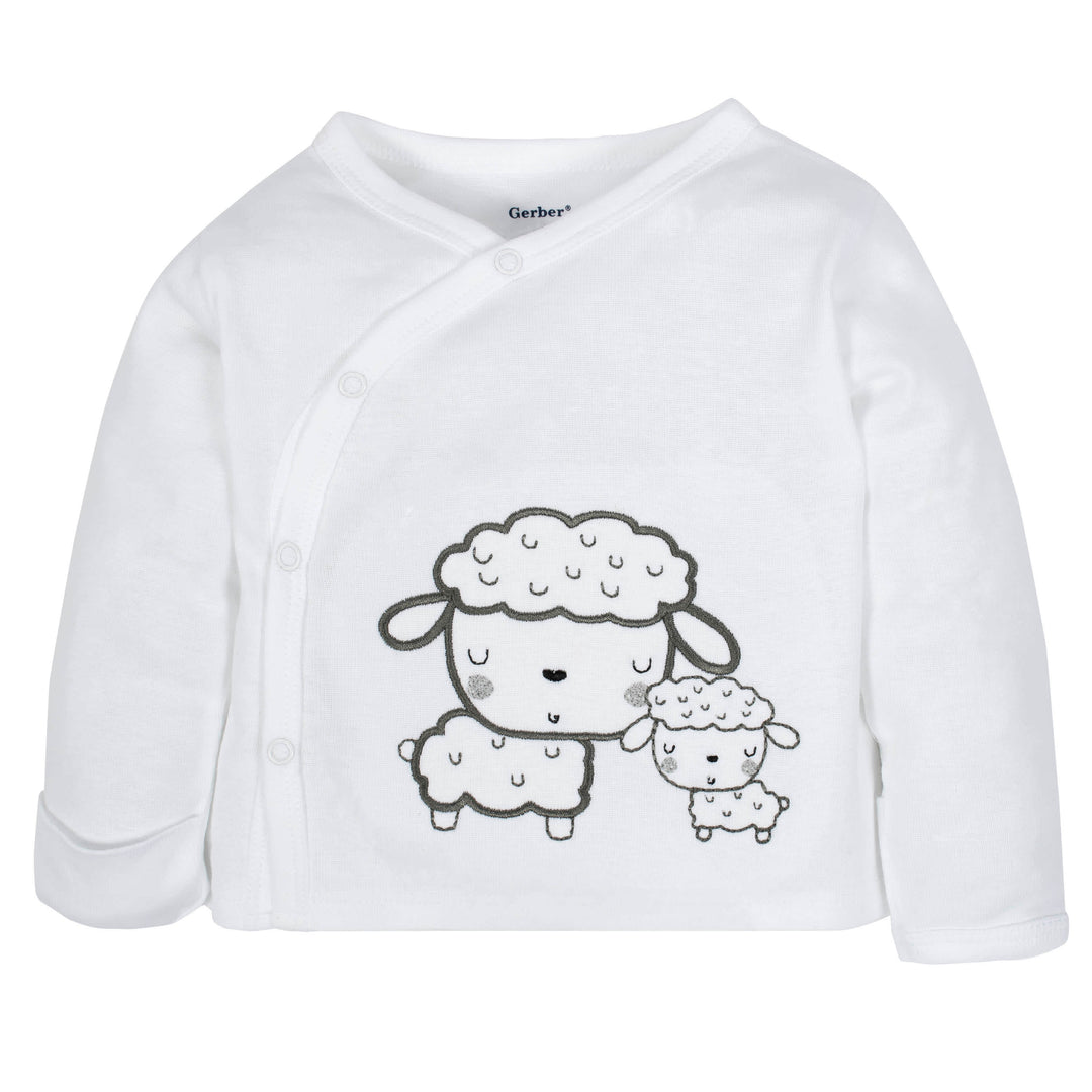 3-Piece Baby Neutral Sheep Take-Me-Home Set-Gerber Childrenswear