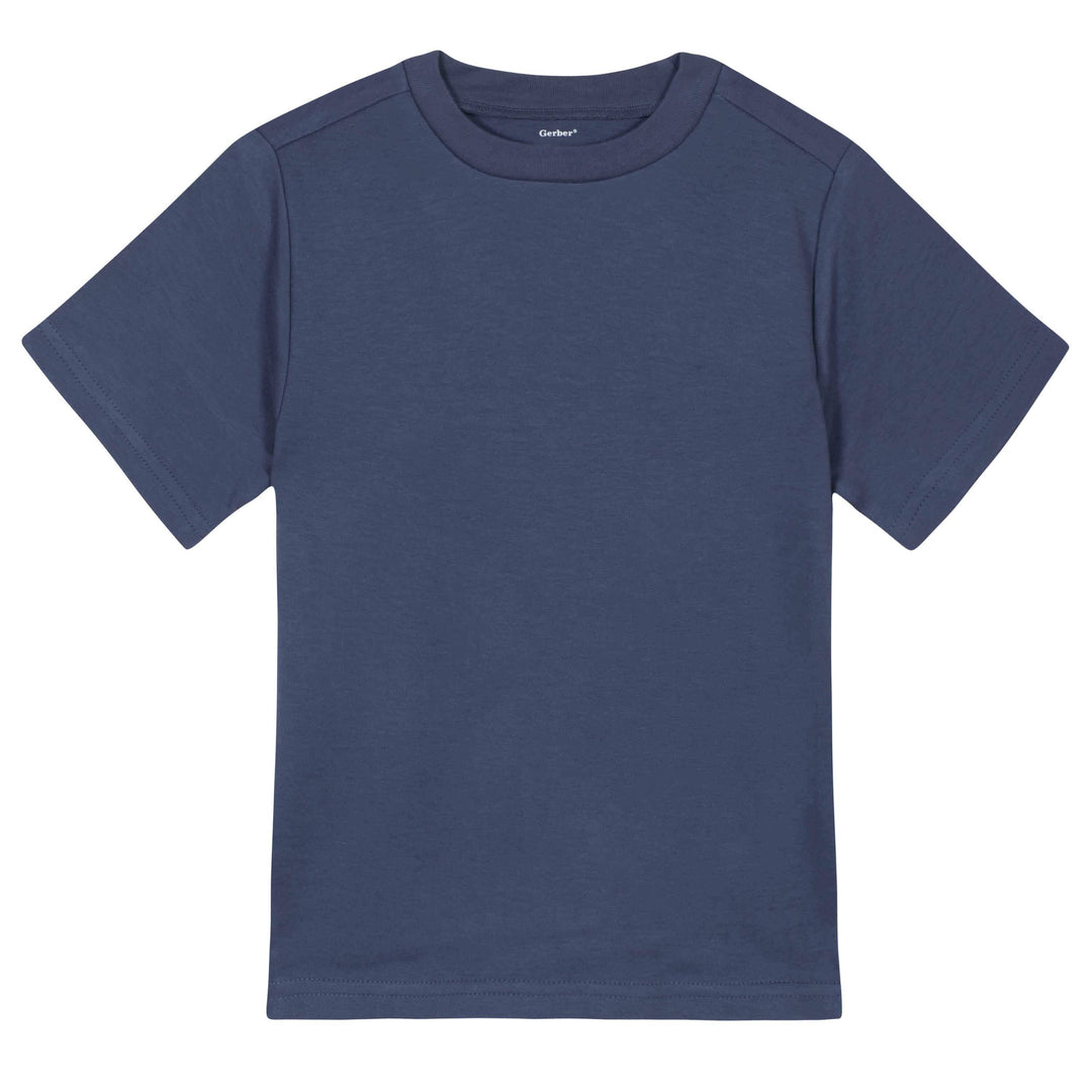 Gerber® Premium Short Sleeve Tee Shirt - Navy-Gerber Childrenswear