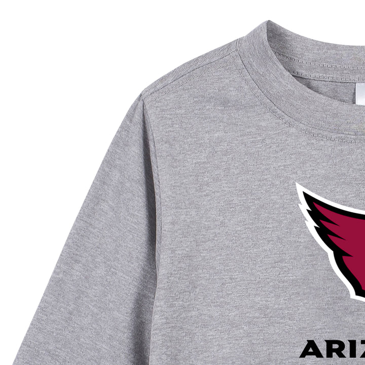Arizona Cardinals Boys Long Sleeve Tee Shirt-Gerber Childrenswear