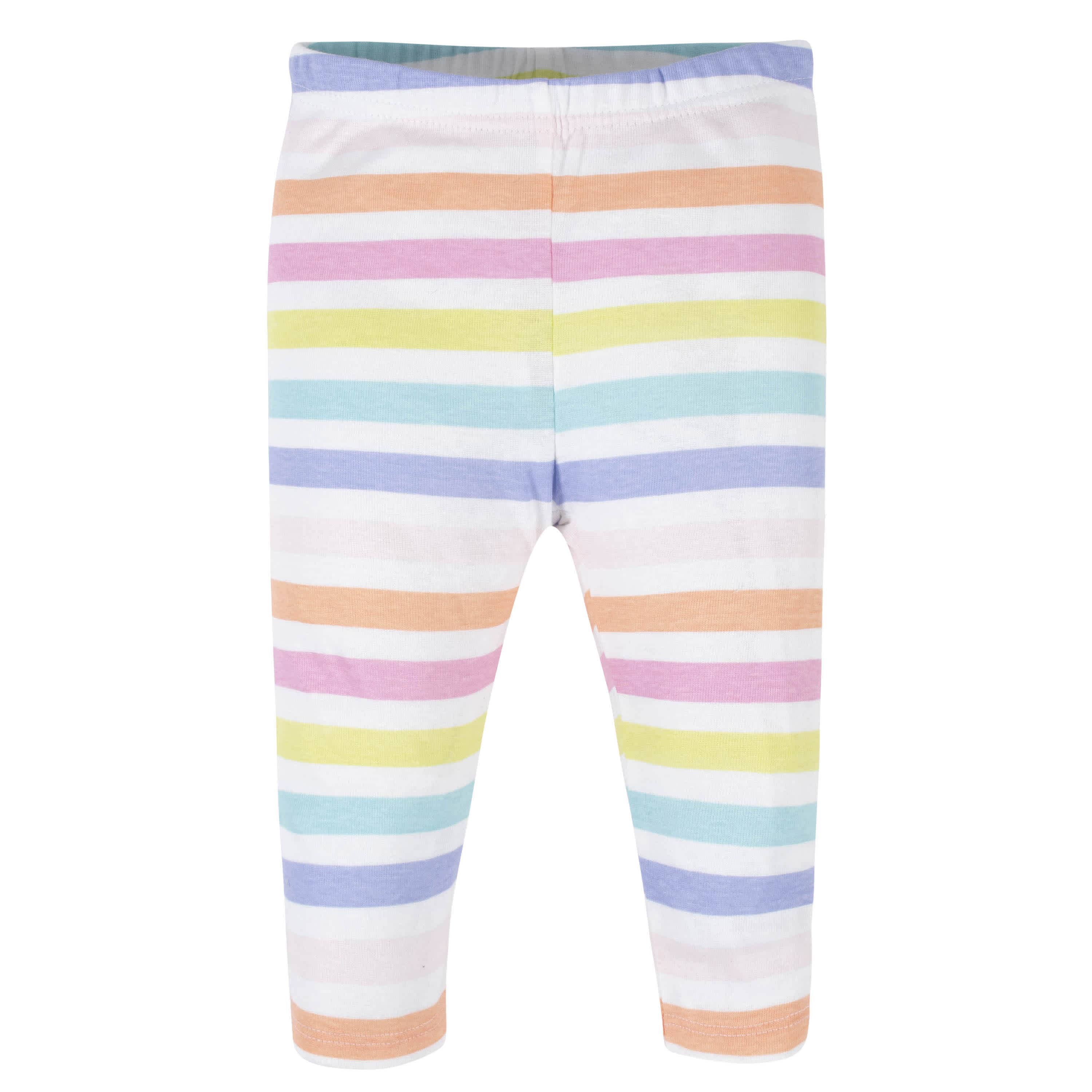 6-Piece Baby Girls Unicorn Onesies® Brand Bodysuits & Pants Set-Gerber Childrenswear