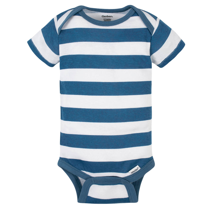 4-Pack Baby Boys Sharks Short Sleeve Onesies® Bodysuits-Gerber Childrenswear