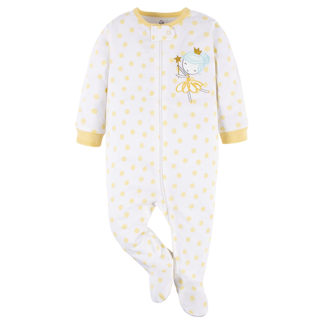 2-Pack Baby Girls Yellow Garden Sleep 'N Plays-Gerber Childrenswear