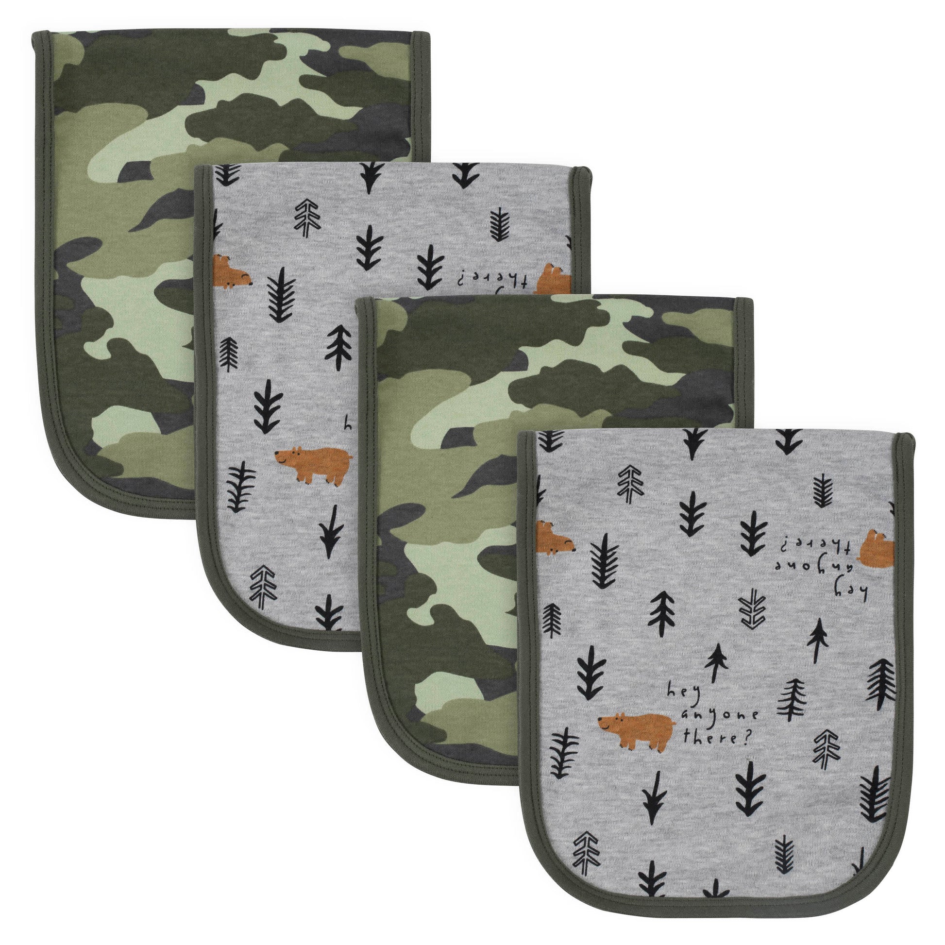 21-Piece Baby Boys Bear Terry Bib, Burpcloth, Mittens, Cap and Bootie Sock Set-Gerber Childrenswear