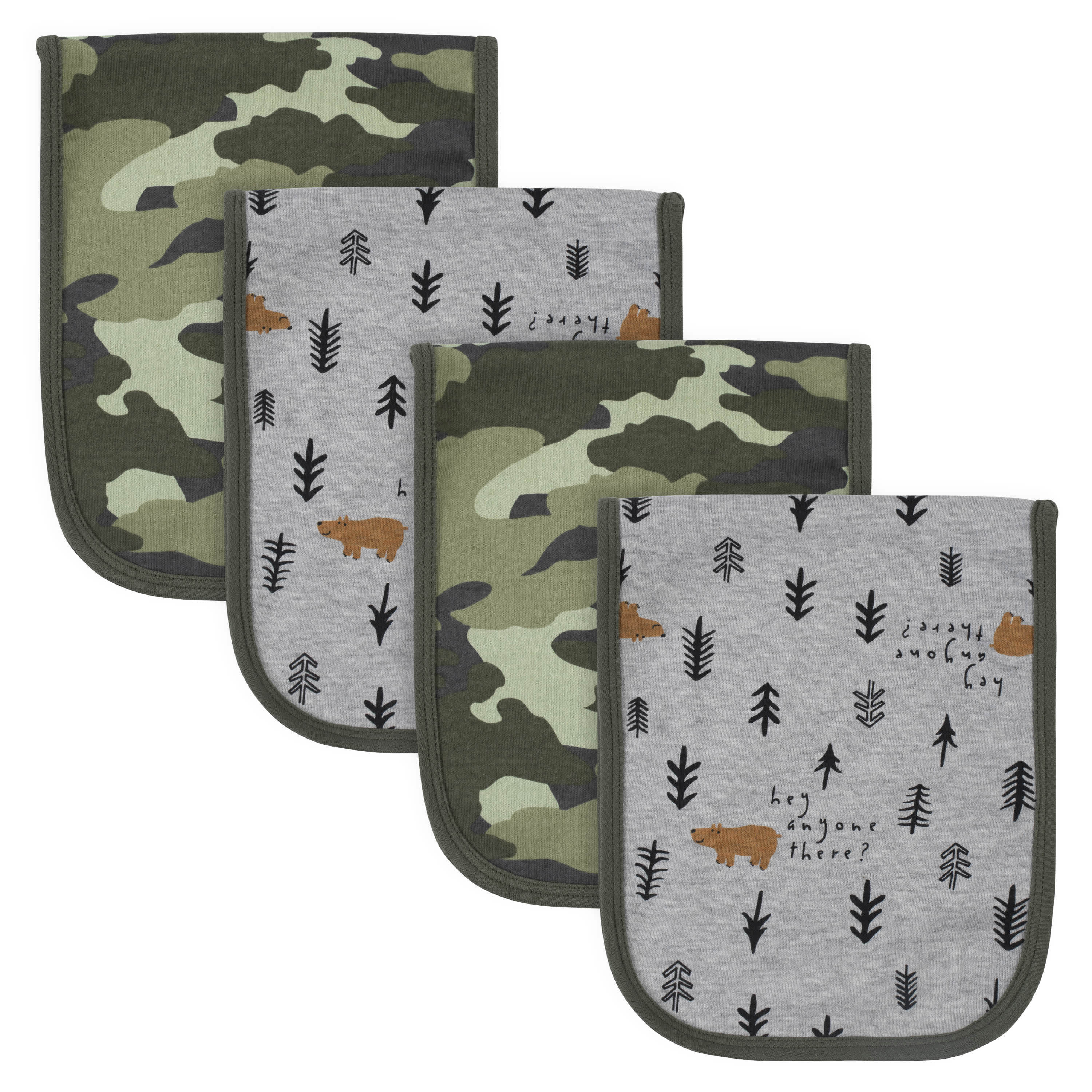 21-Piece Baby Boys Bear Terry Bib, Burpcloth, Mittens, Cap and Bootie Sock Set-Gerber Childrenswear