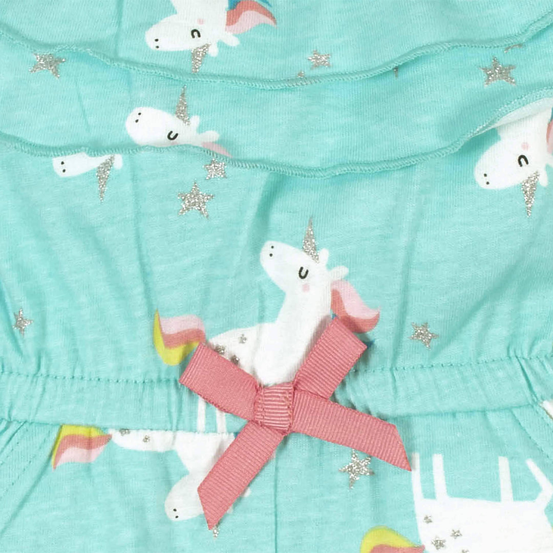 Baby Girls 2-Pack Unicorn Rompers-Gerber Childrenswear