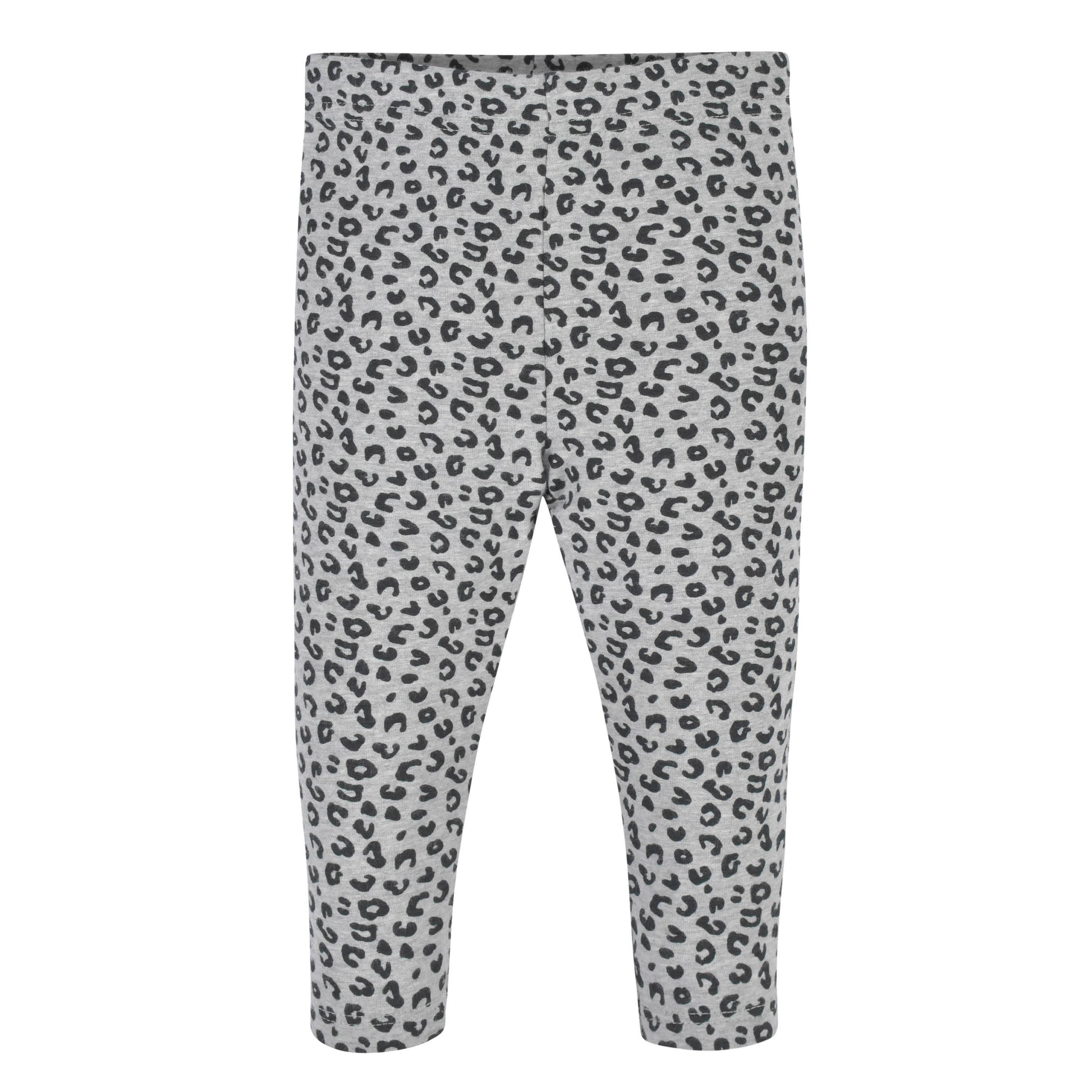 3-Pack Baby & Toddler Girls Cheetah Premium Leggings-Gerber Childrenswear