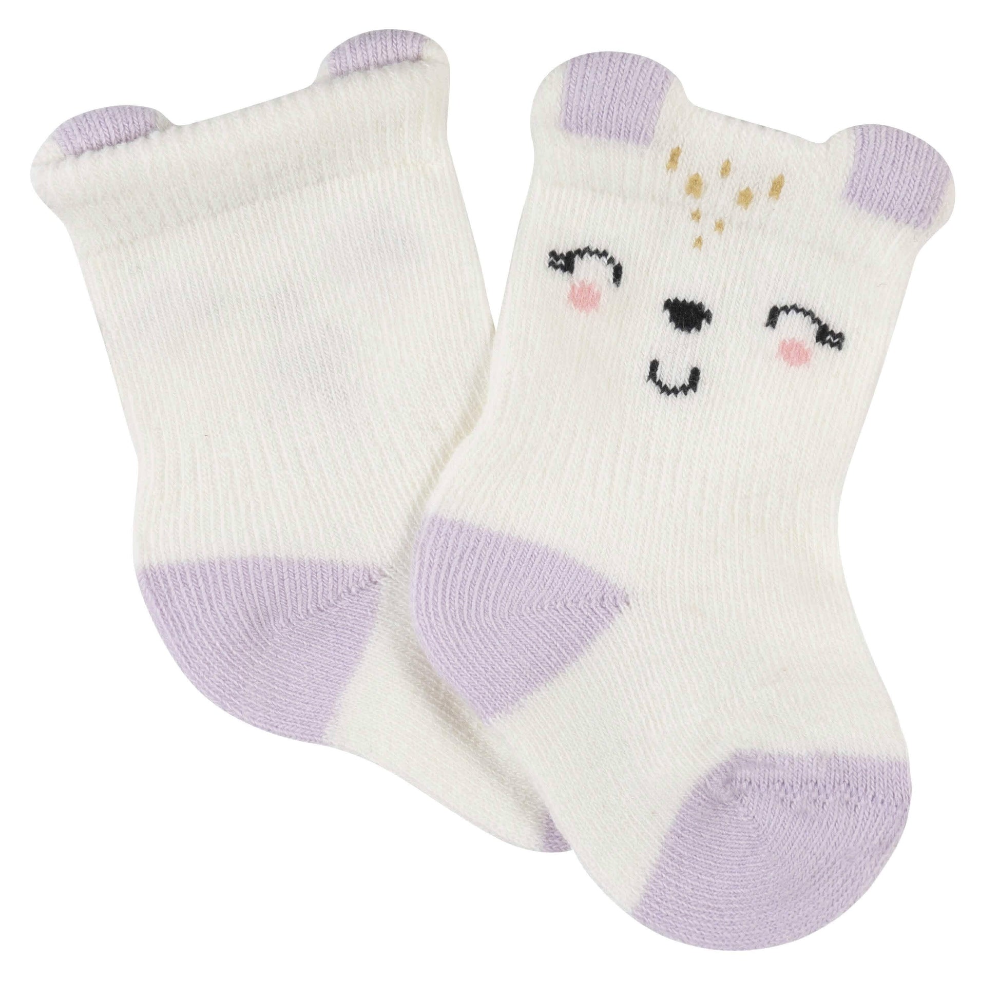 18-Piece Baby Girls Bunny Ballerina Onesies® Bodysuit, Mitten, Cap, & Sock Set-Gerber Childrenswear