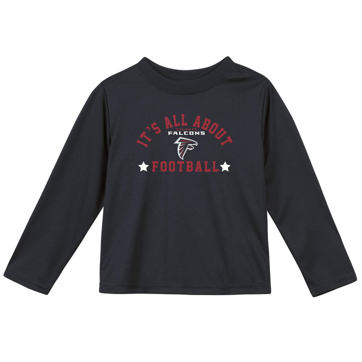 Atlanta Falcons Boys Long Sleeve Tee Shirt-Gerber Childrenswear