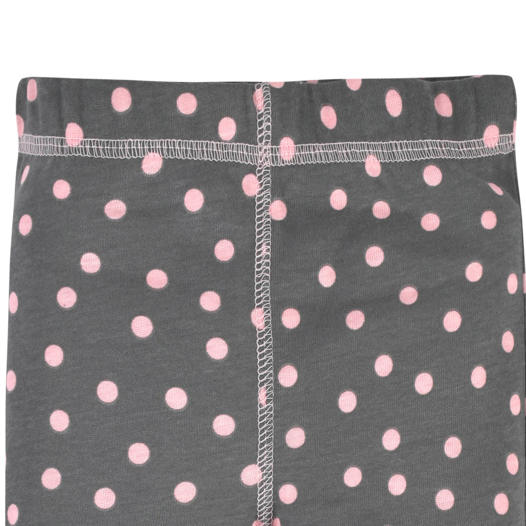 3-Piece Baby Girls Purrfectly Wild Short Sleeve Onesies® Bodysuits & Pants  Set