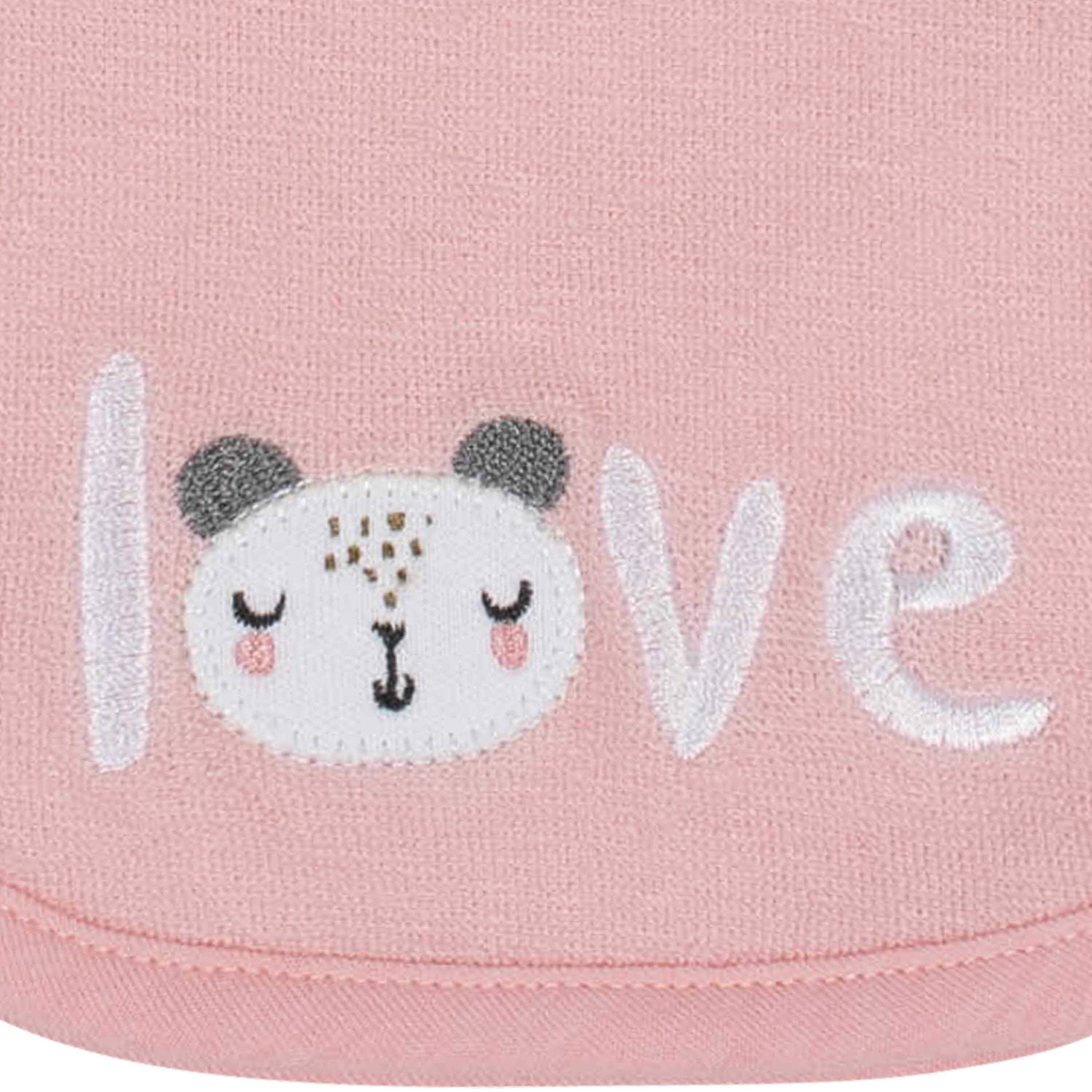 6-Piece Baby Girls Bear Terry Bibs & Burp Cloths Set-Gerber Childrenswear