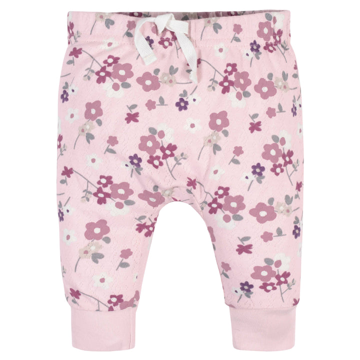 2-Pack Organic Baby Girls Wild Flower Pants-Gerber Childrenswear