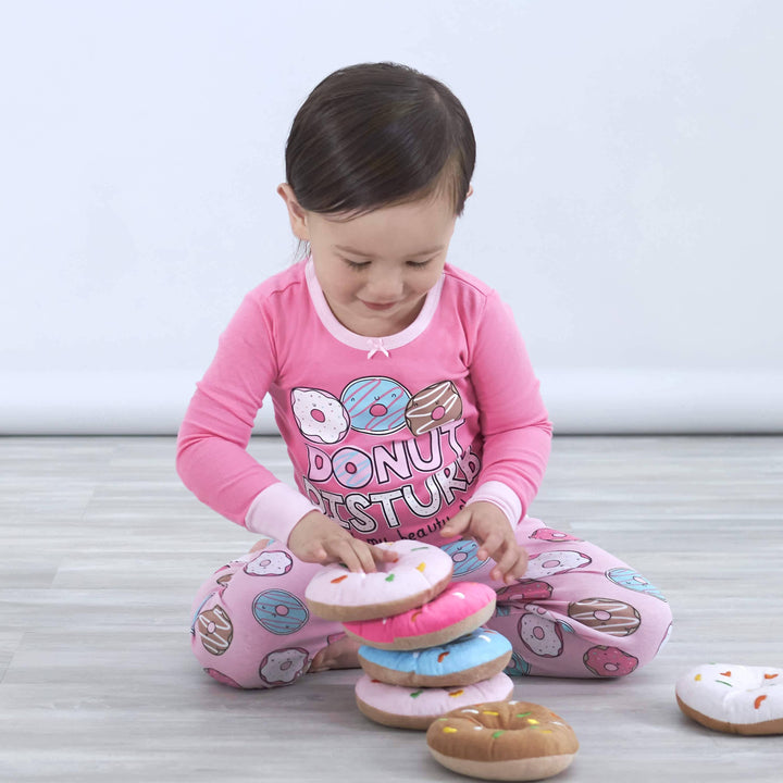 4-Piece Baby & Toddler Donuts Snug Fit Cotton Pajamas-Gerber Childrenswear