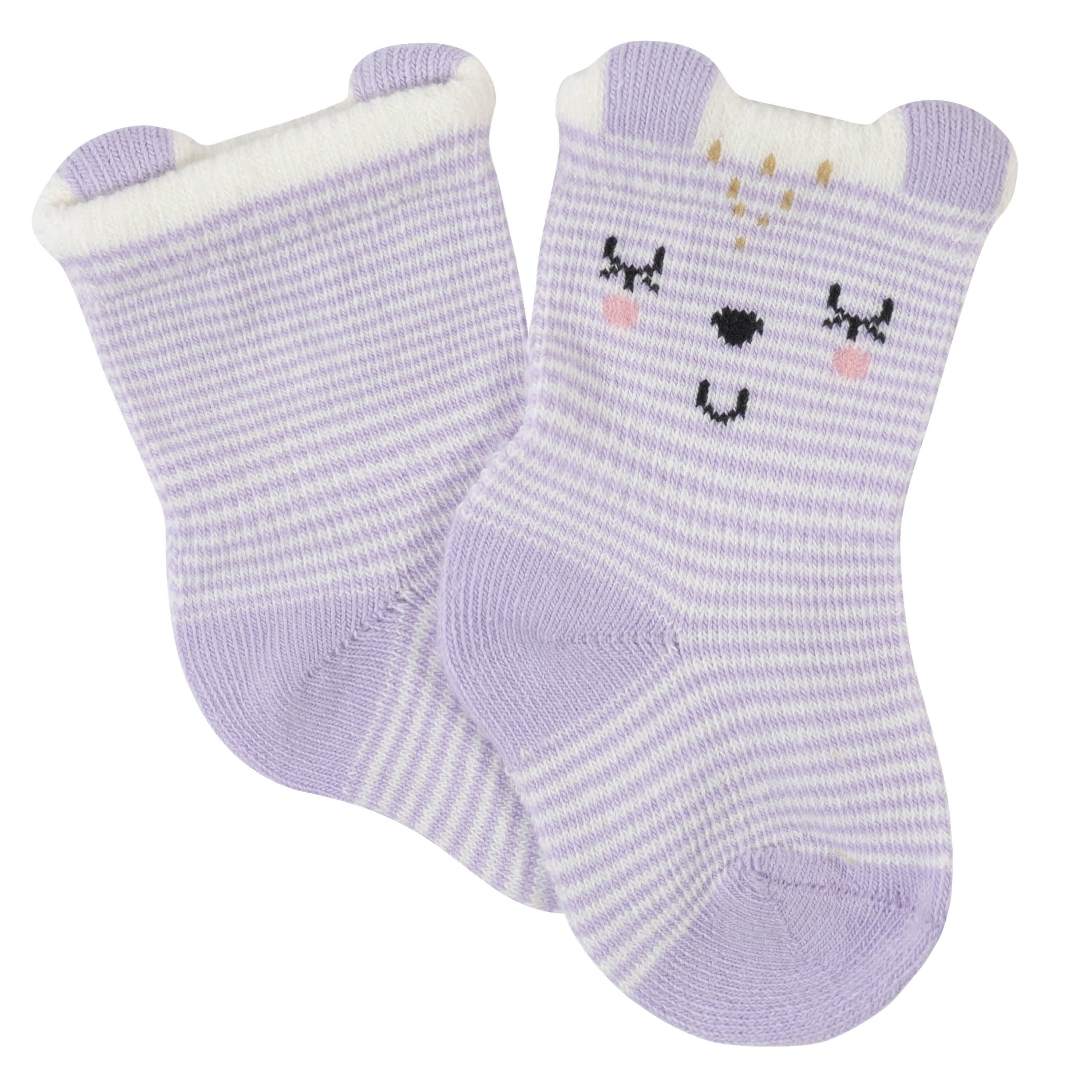 21-Piece Baby Girls Bunny Ballerina Terry Bib, Burpcloth, Mittens, Cap and Bootie Sock Set-Gerber Childrenswear