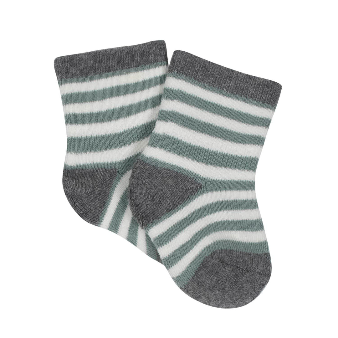 Gerber® Organic 4-Pack Baby Boys Dino Wiggle Proof Socks-Gerber Childrenswear