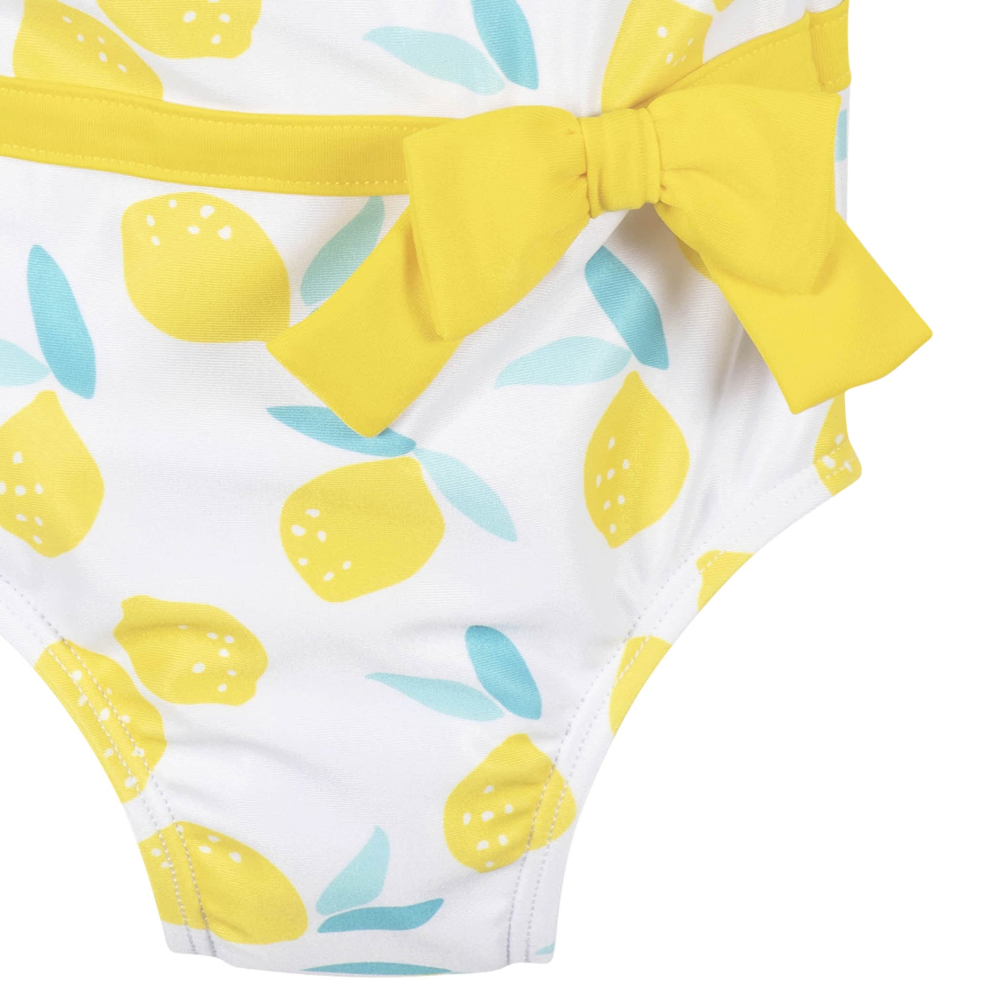 Baby & Toddler Girls Lemon Squeeze One-Piece Swimsuit With Ruffle-Gerber Childrenswear