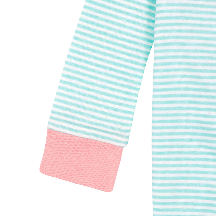 2-Pack Baby & Toddler Girls Llama Snug Fit Footed Cotton Pajamas-Gerber Childrenswear