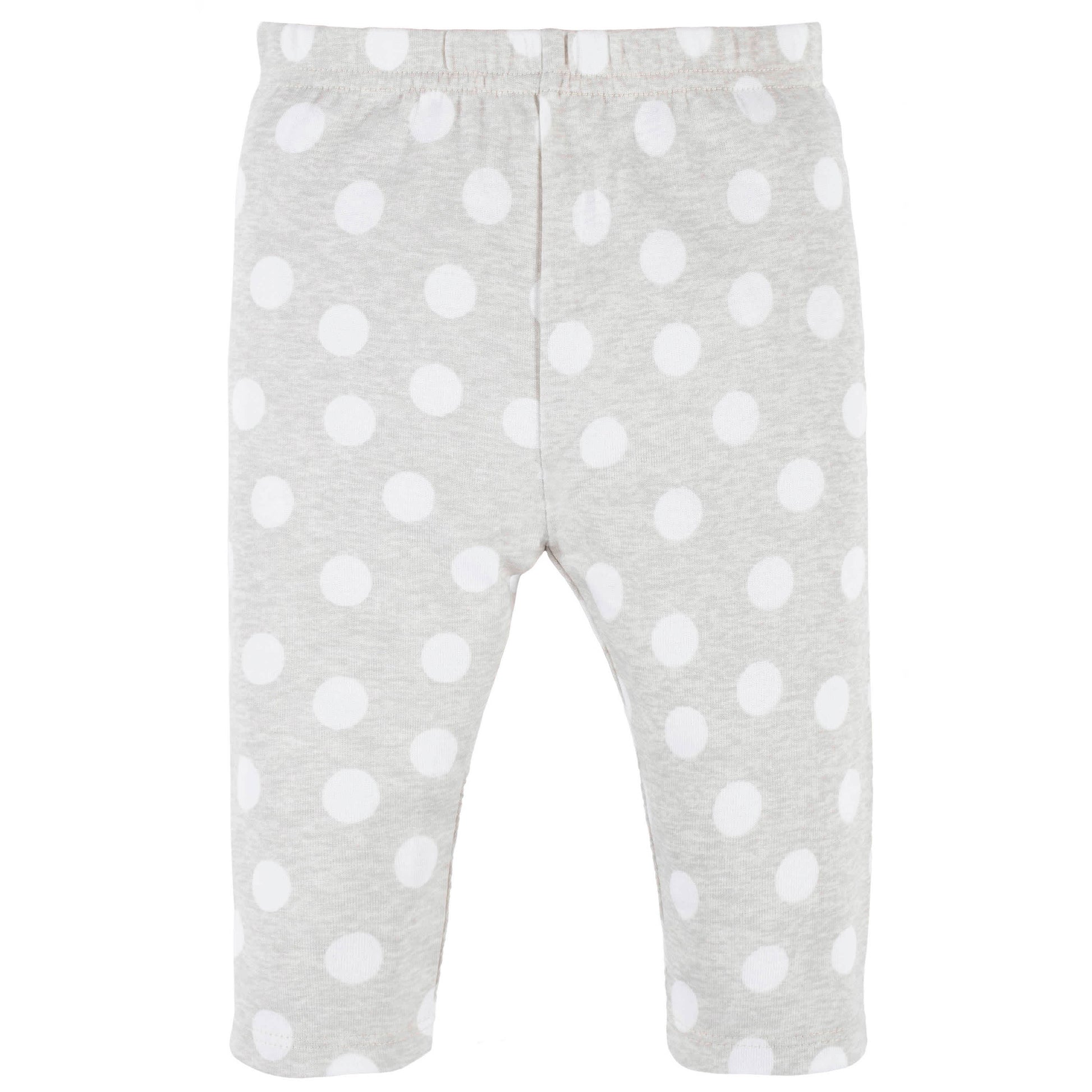 4-Piece Baby Girls Dots Of Rainbows Onesies® Bodysuit, Tee, Skort & Pant Set-Gerber Childrenswear
