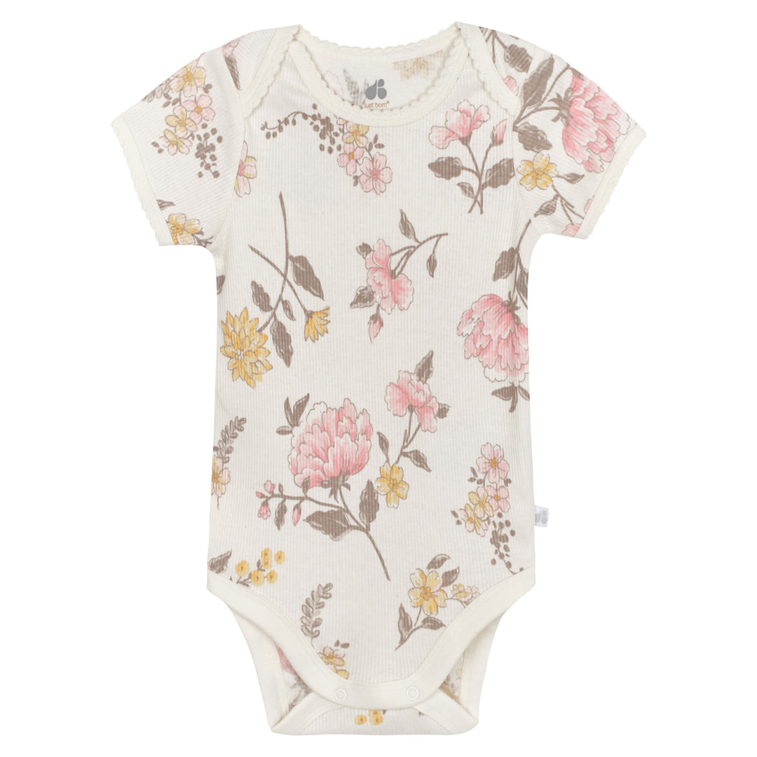 19-Piece Baby Girls Vintage Floral Ultimate Newborn Essentials Gift Set