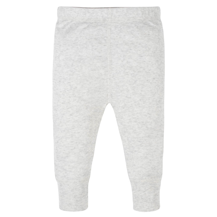 4-Pack Baby Neutral Gray Heather Pants-Gerber Childrenswear
