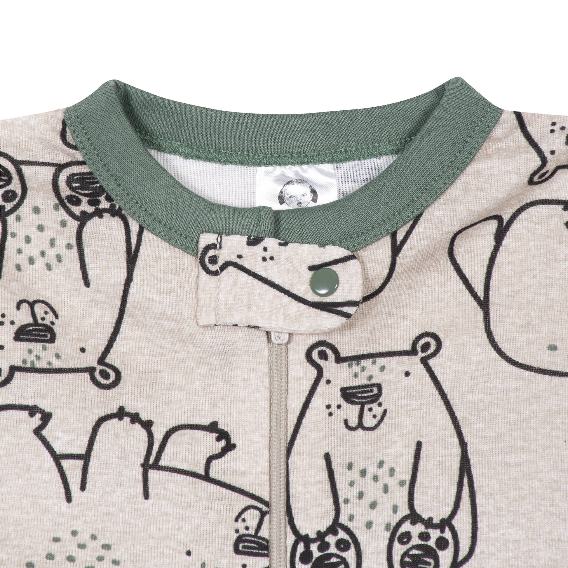 4-Pack Baby & Toddler Boys Bears & Construction Trucks Snug Fit Footed Cotton Pajamas-Gerber Childrenswear