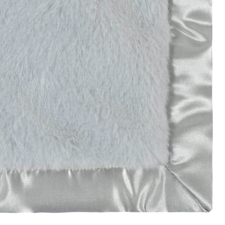 Baby Neutral Light Gray Plush Blanket