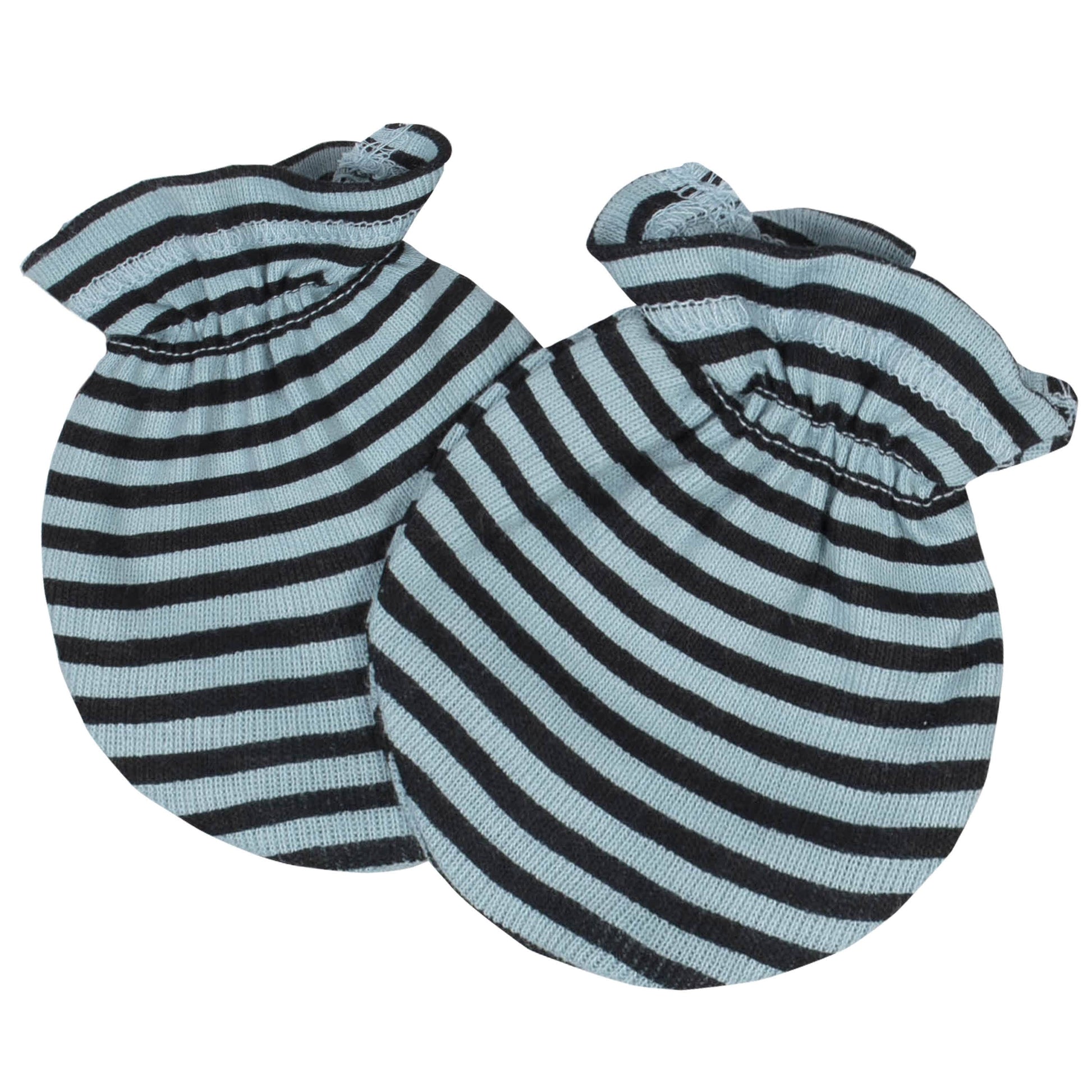 8-Piece Baby Boys Jungle Caps & Mittens Set-Gerber Childrenswear