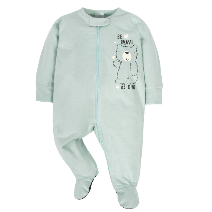 18-Piece Baby Boys Bear Sleep 'N Play, Onesies® Bodysuit, and Burpcloth Set-Gerber Childrenswear