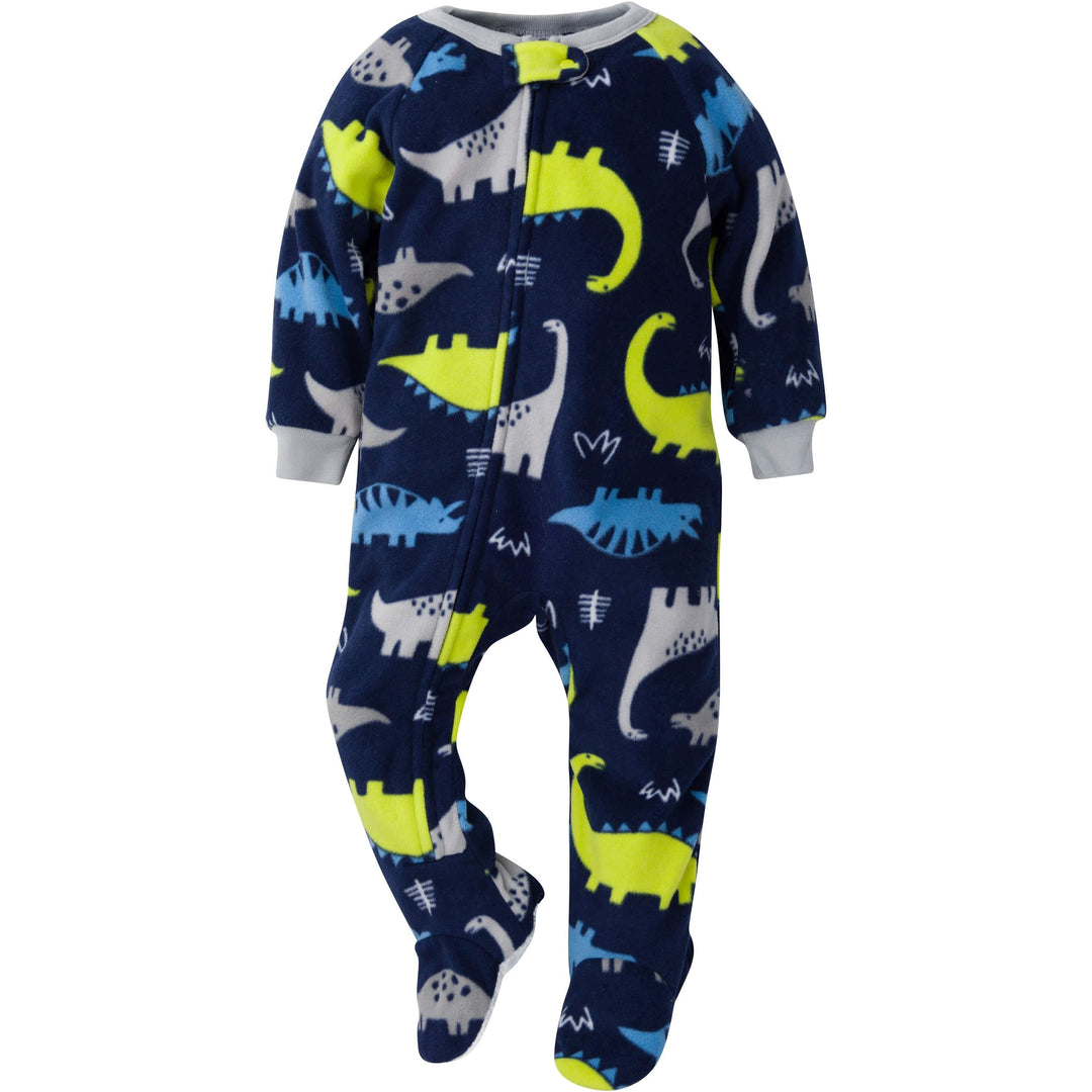 2-Pack Baby & Toddler Boys Dinos Fleece Pajamas-Gerber Childrenswear