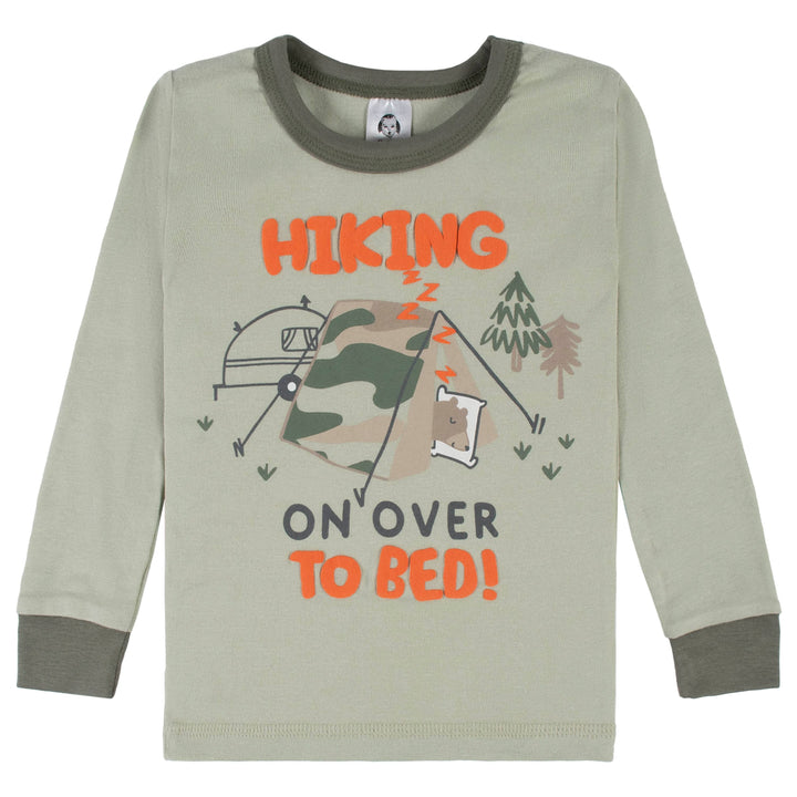 4-Piece Infant & Toddler Boys Camping Fun Snug Fit Cotton Pajamas-Gerber Childrenswear