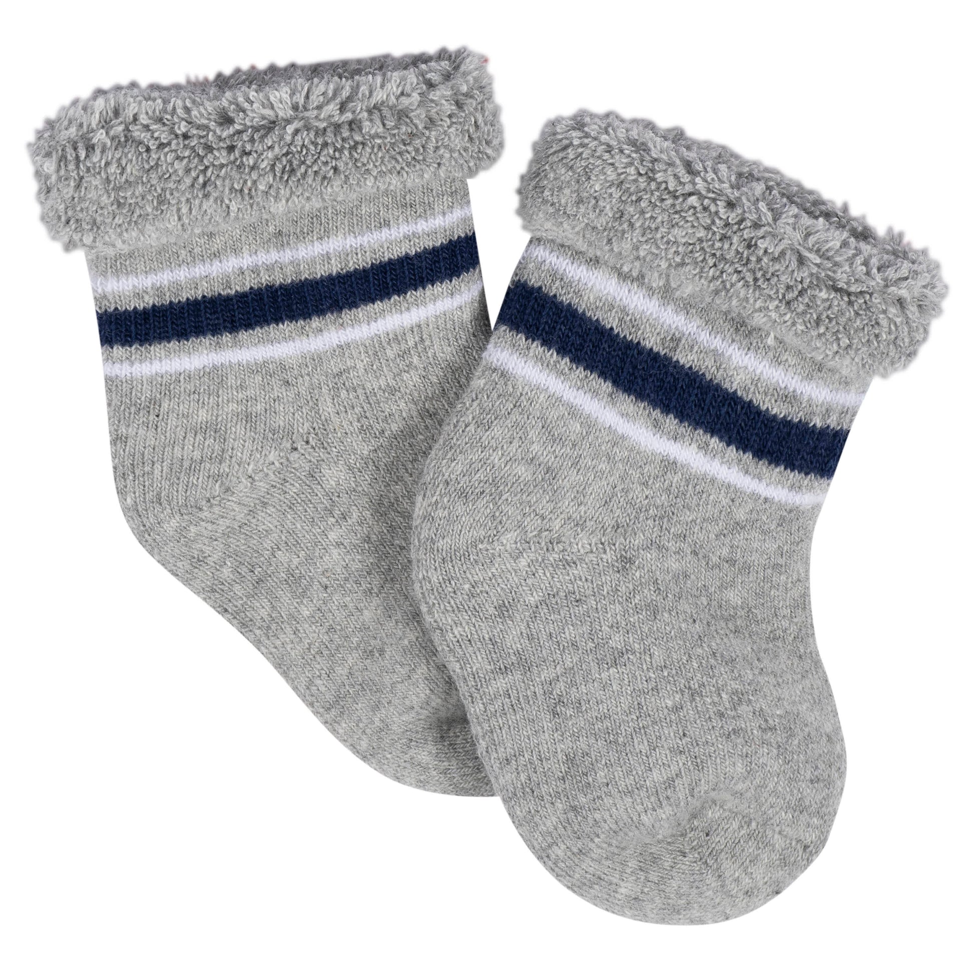 12-Pack Baby Boys Sports Terry Wiggle Proof® Socks