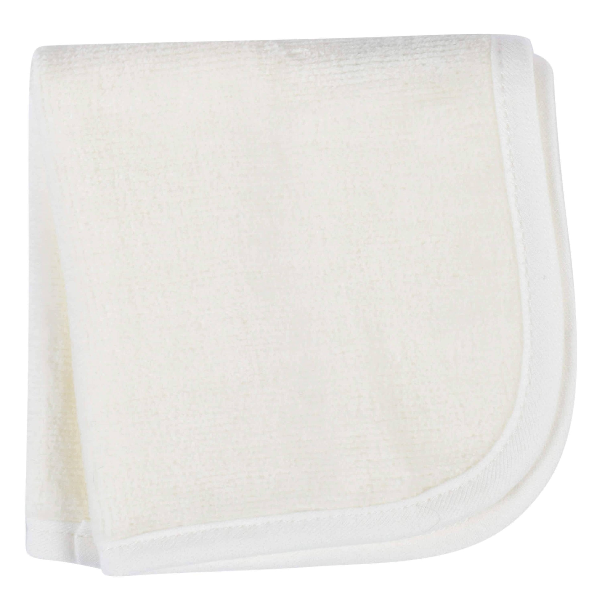 Embroidered 4-Piece Neutral Striped Gray Hooded Towel & Washcloths Set-Gerber Childrenswear