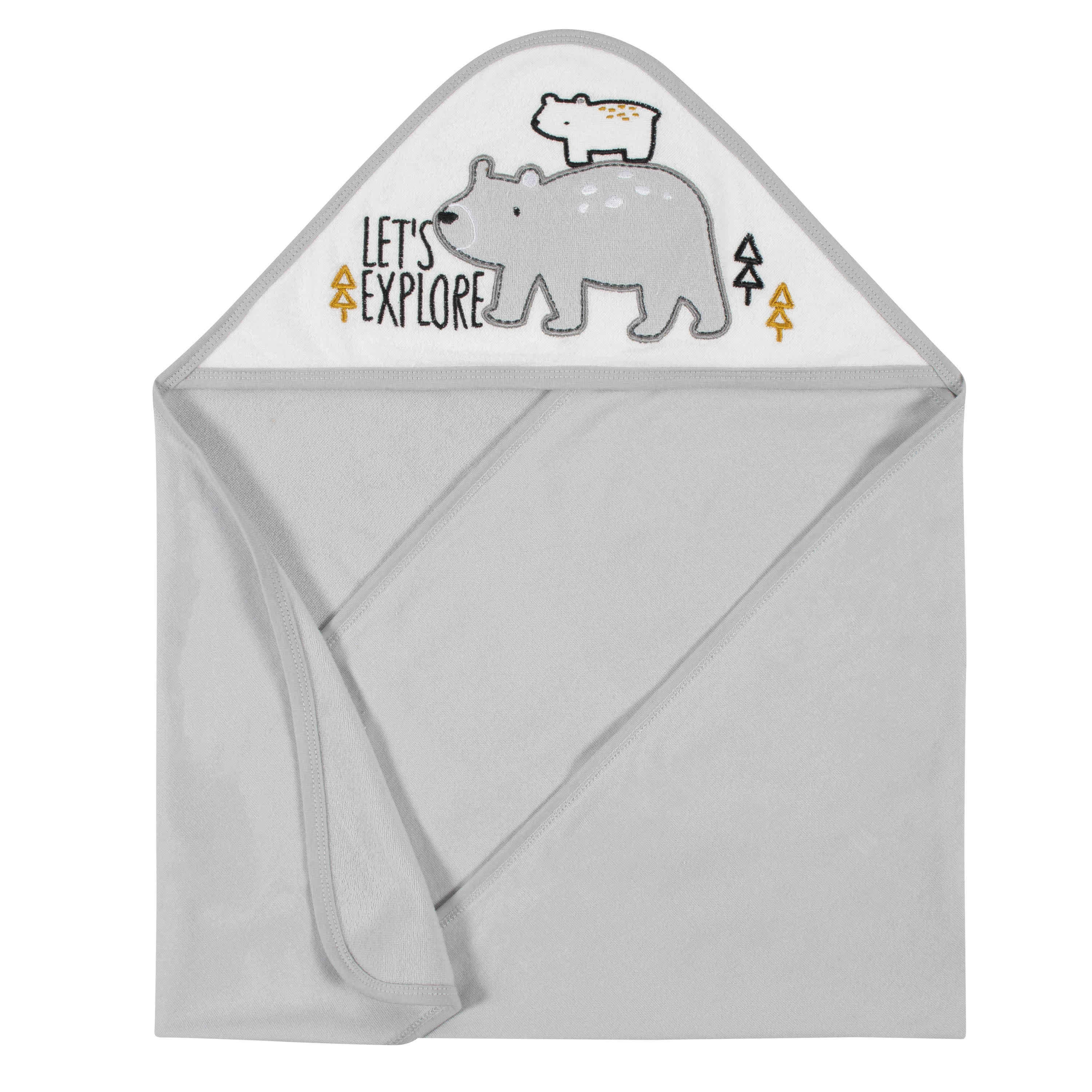 2-Pack Boys Bear Hooded Towels-Gerber Childrenswear