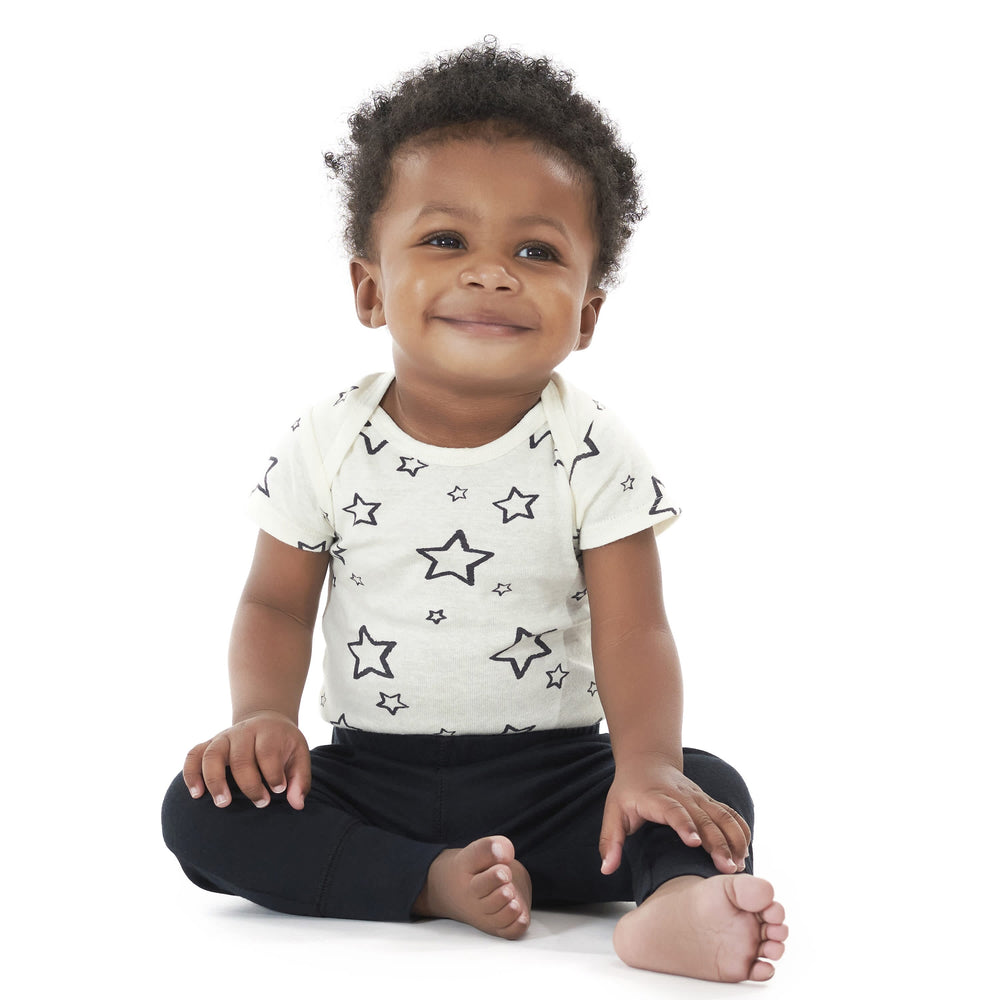 6-Piece Baby Neutral Play Onesies® Brand Bodysuits & Pants Set-Gerber Childrenswear