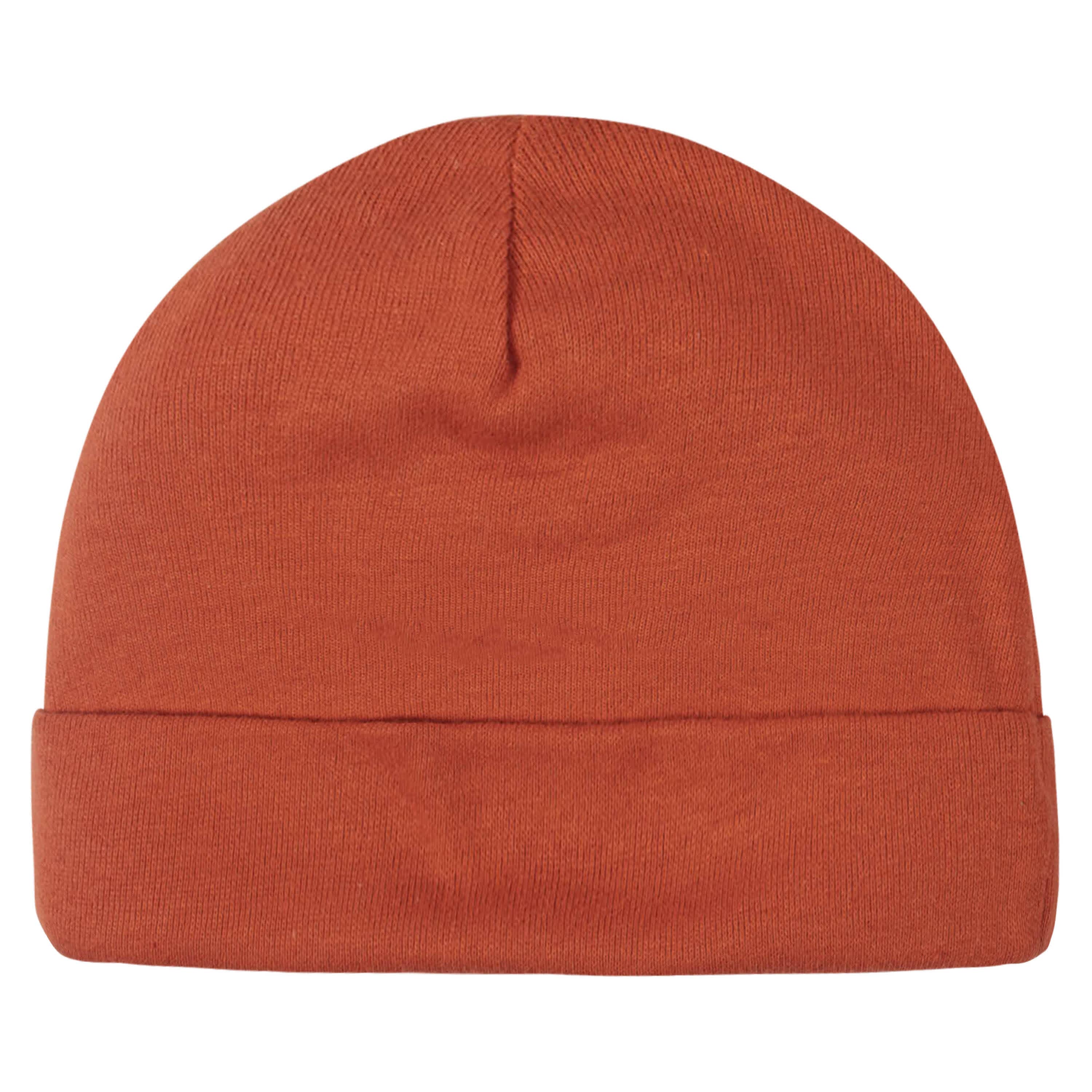8-Piece Baby Boys Fox Caps & Mittens Set-Gerber Childrenswear