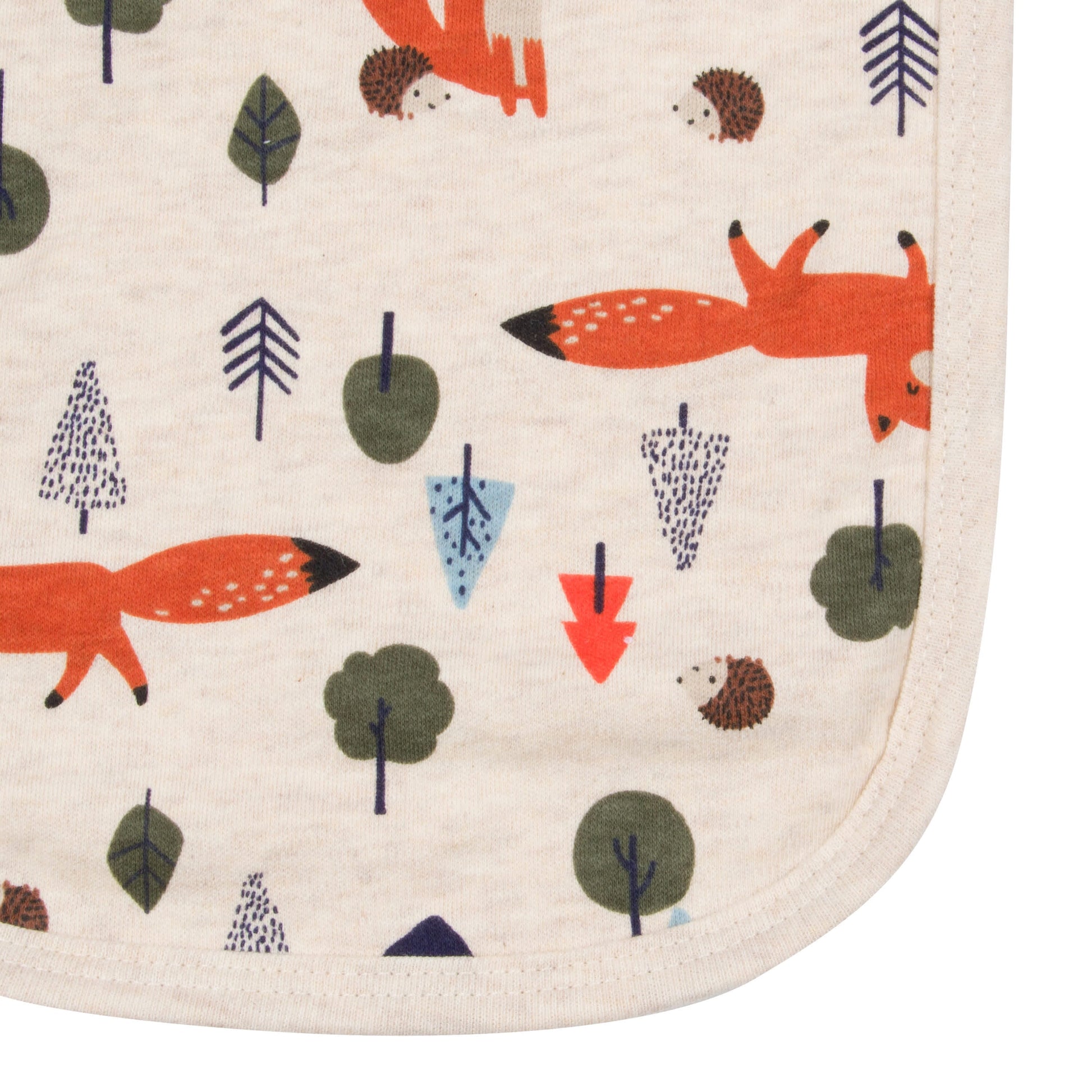 4-Pack Baby Boys Fox Terry Burpcloths
