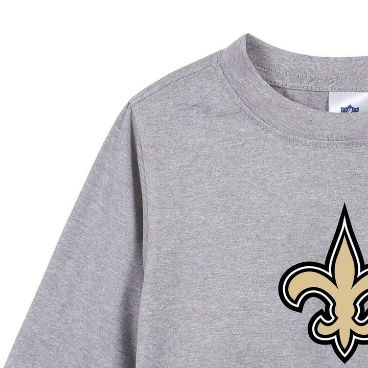 New Orleans Saints Boys Long Sleeve Tee Shirt-Gerber Childrenswear