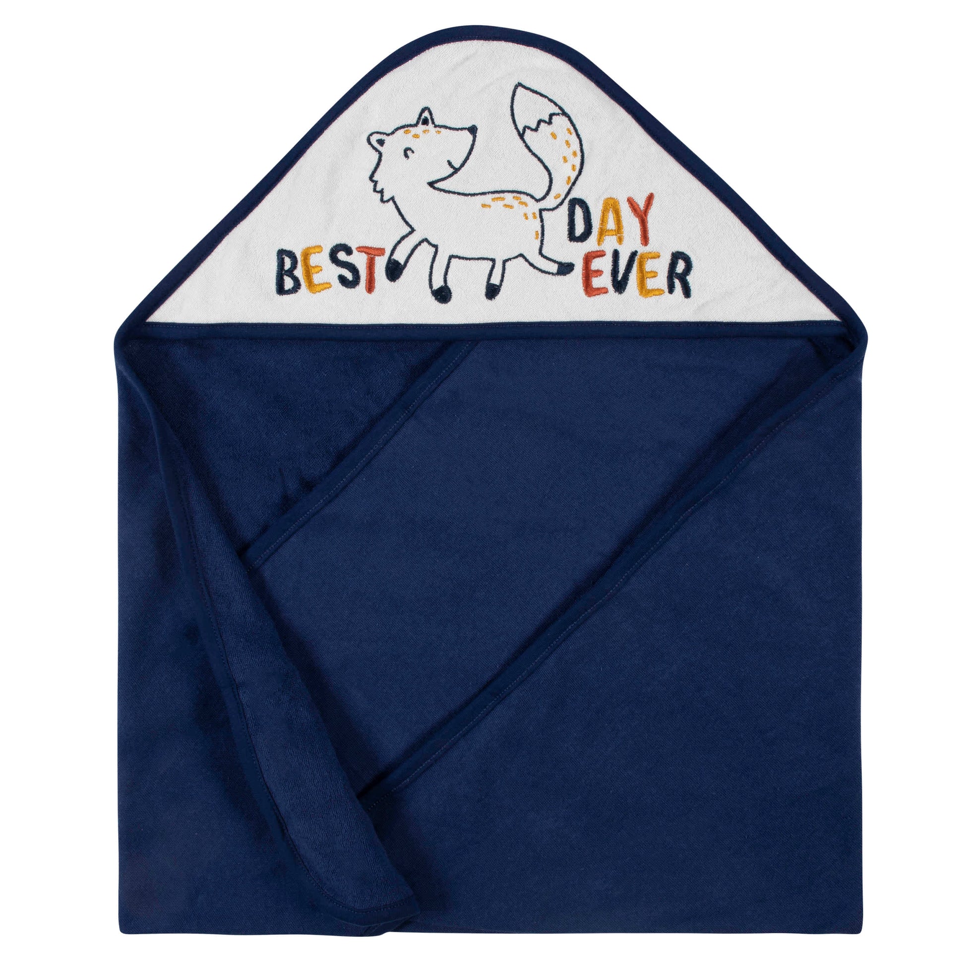 12-Piece Baby Boys Fox Hooded Towels & Washcloths Set-Gerber Childrenswear