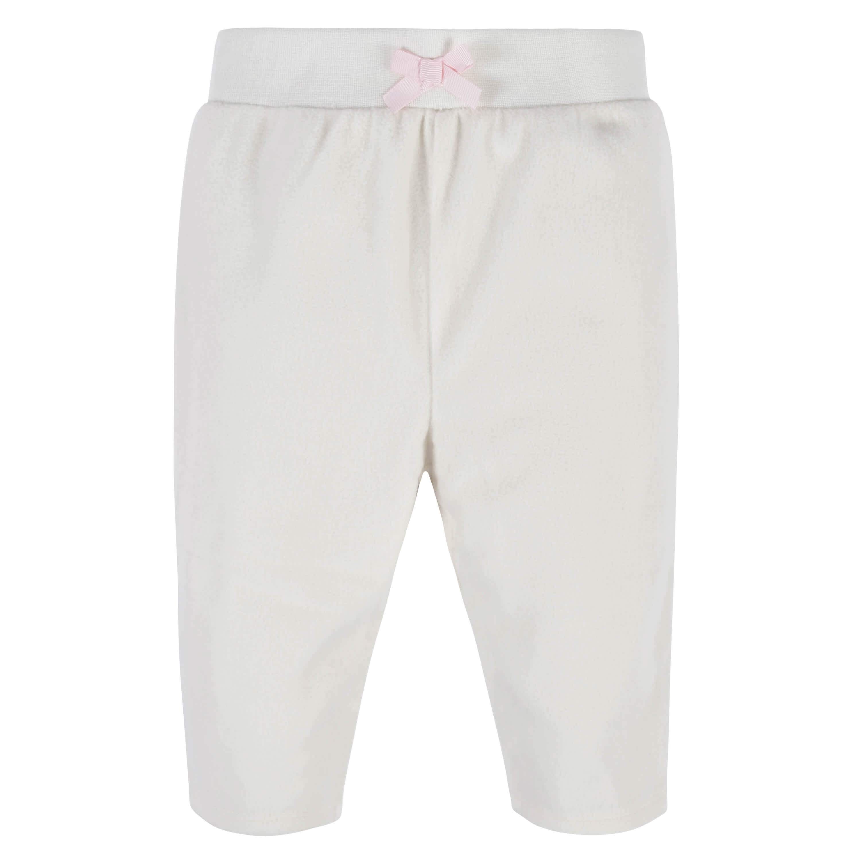 4-Pack Baby Girls Floral Microfleece Pants-Gerber Childrenswear