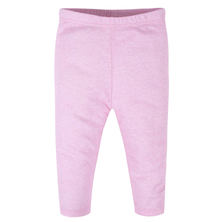 4-Pack Baby Girls Pink Stripes Pants-Gerber Childrenswear