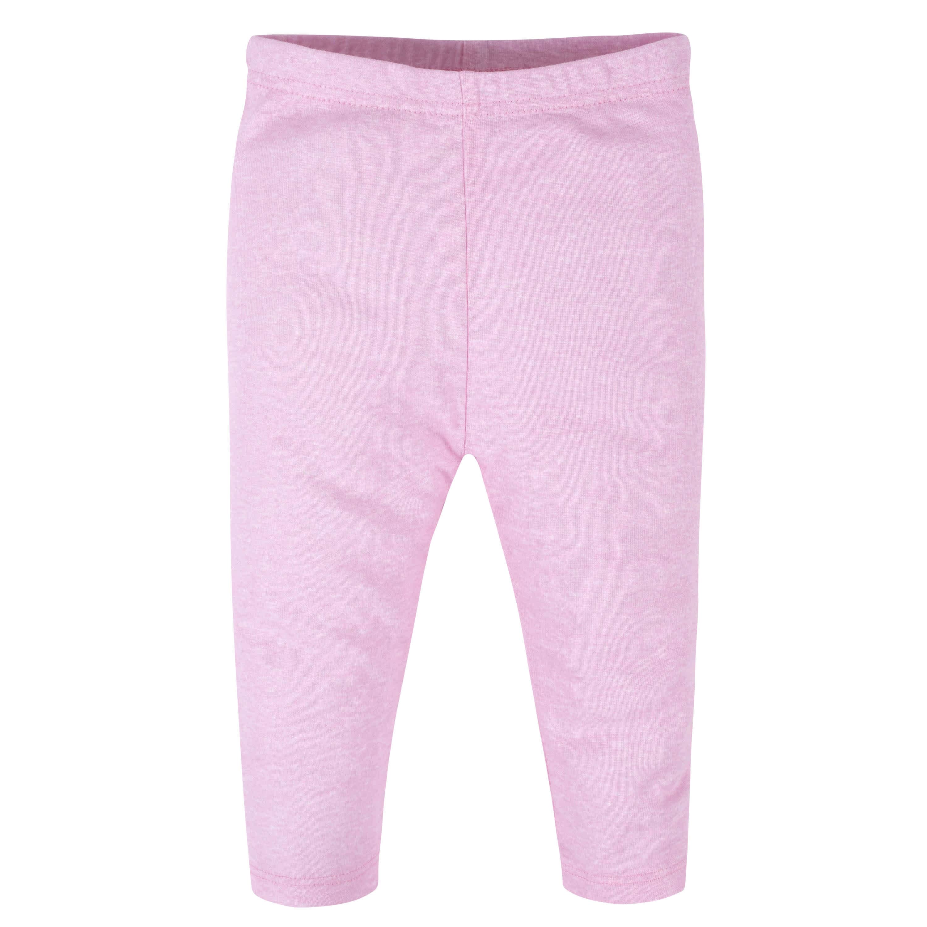 4-Pack Baby Girls Pink Stripes Pants-Gerber Childrenswear