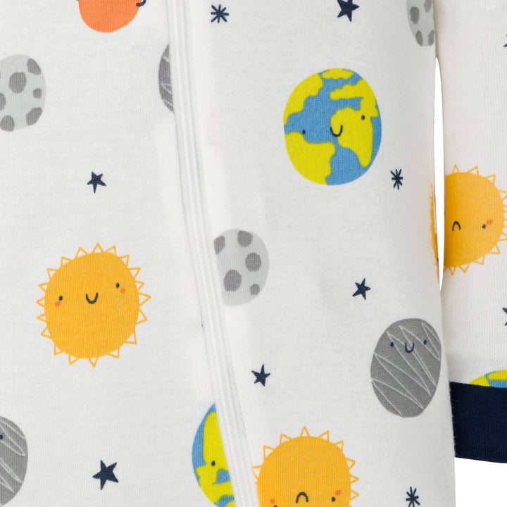 2-Pack Baby & Toddler Boys Earth Snug Fit Footed Cotton Pajamas-Gerber Childrenswear
