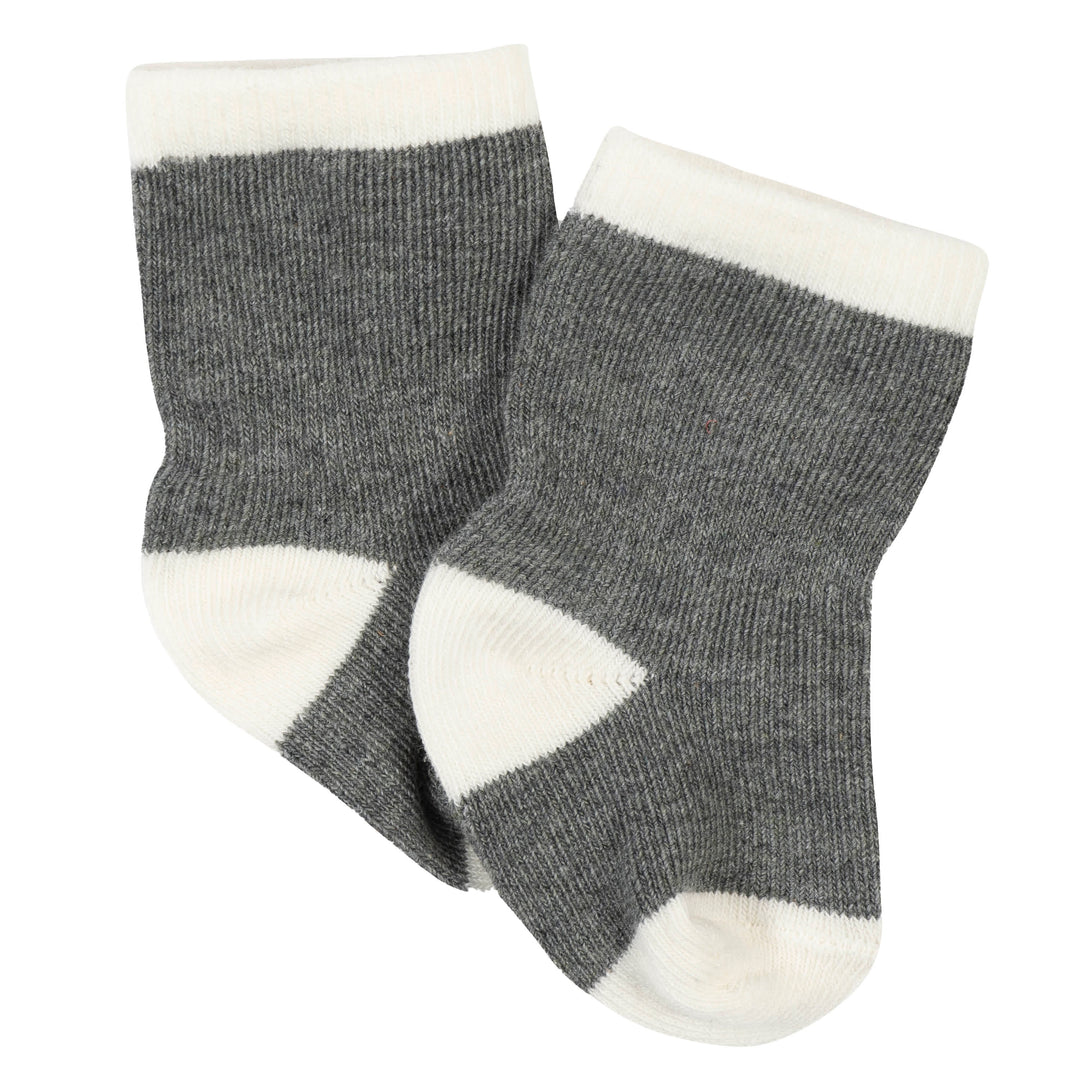 6-Pack Baby Boys Bear Wiggle Proof® Socks