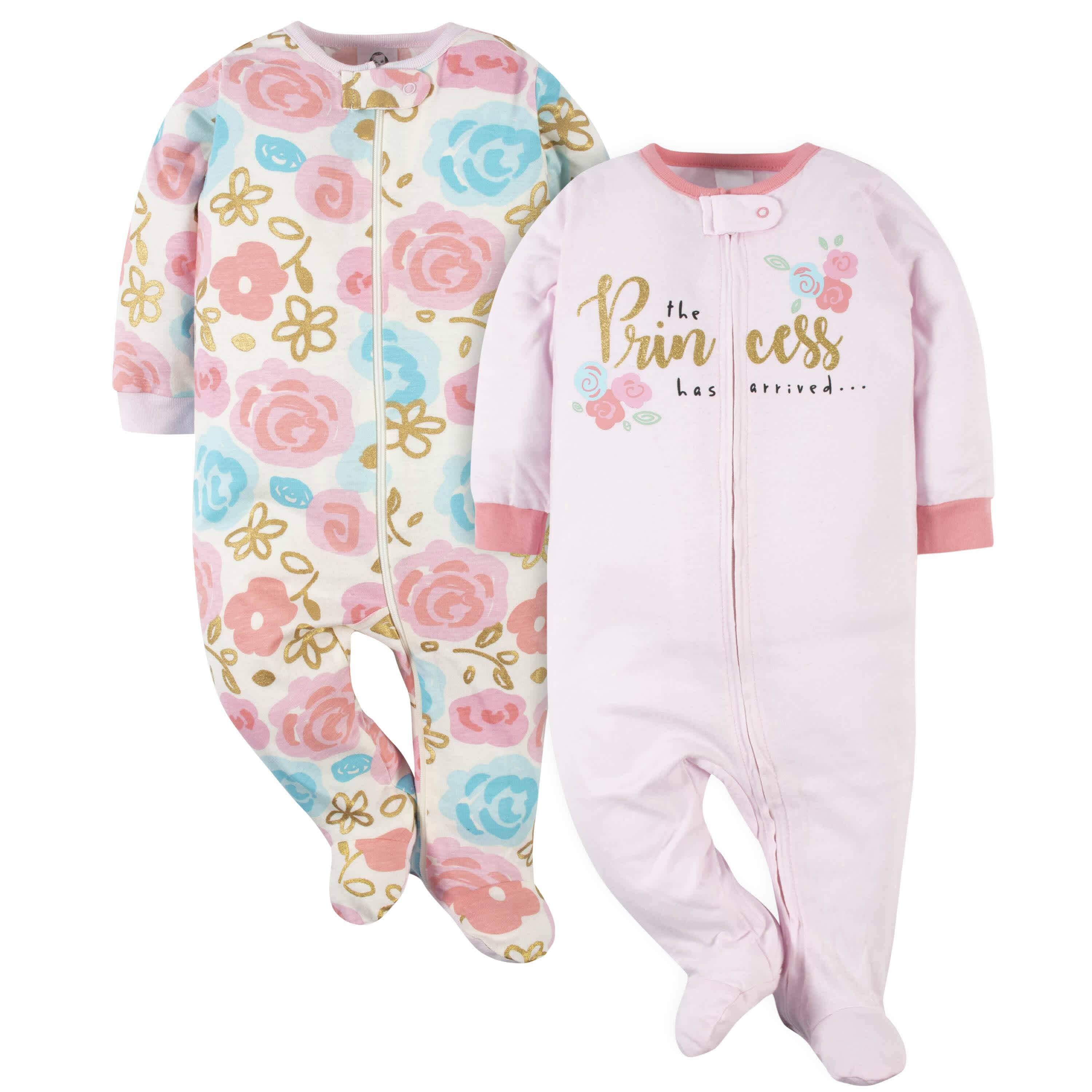 Gerber Boxpakje voor baby's, set van 4, voor meisjes, thema prinses Gerber Boxpakje voor baby's, set van 4, voor meisjes, thema prinses