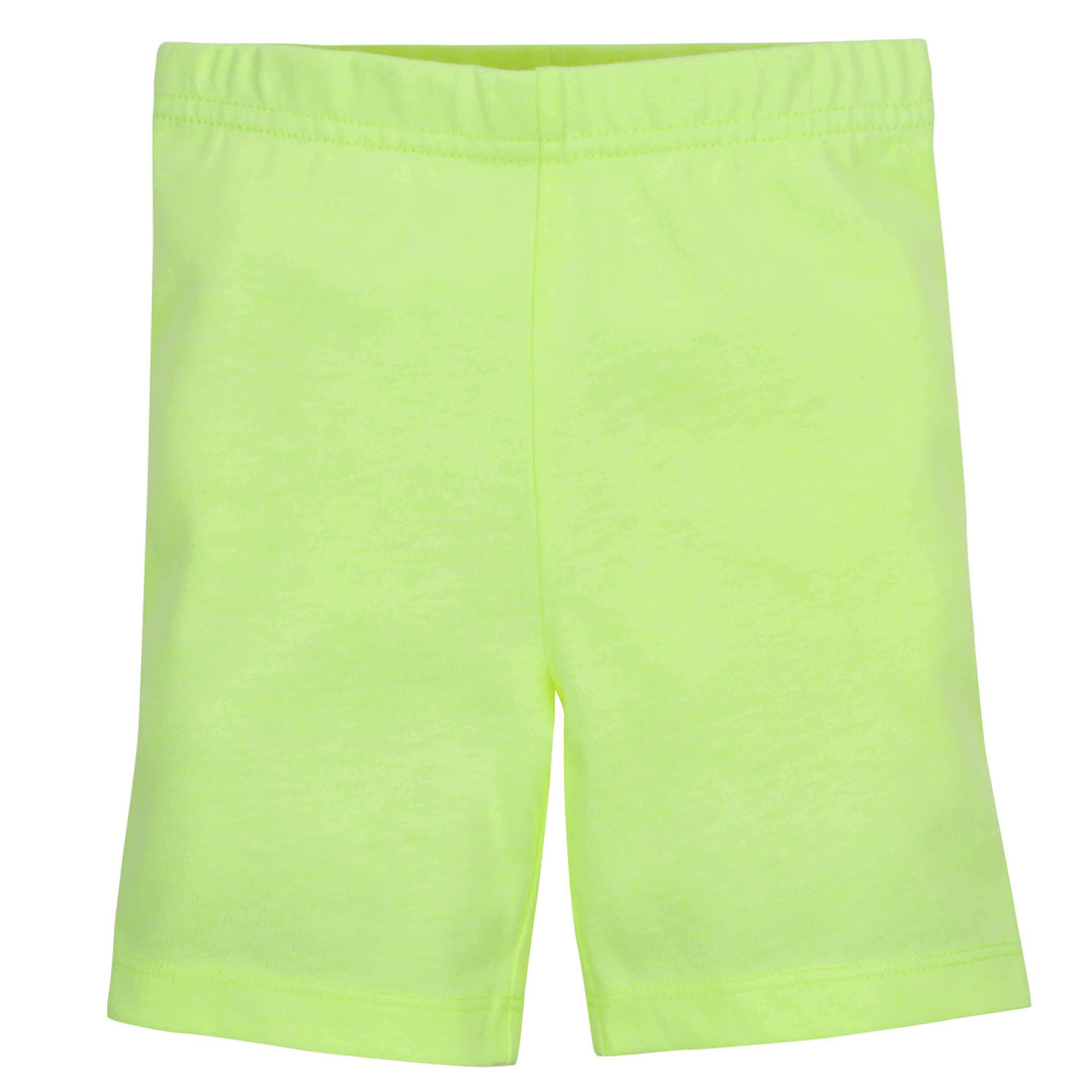 Gerber® Graduates Baby Girls Lime Green Biker Shorts-Gerber Childrenswear