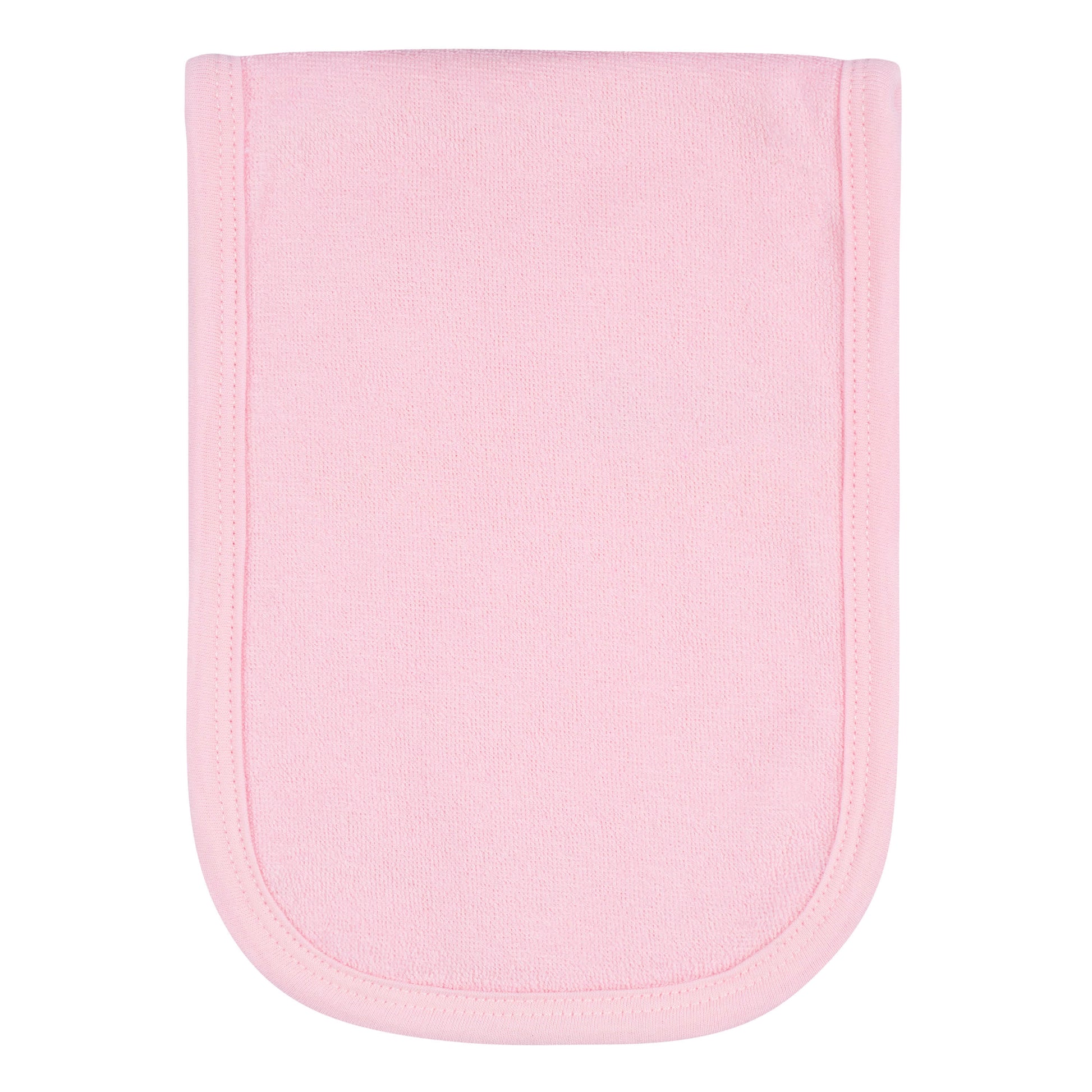 2-Pack Baby Girls Stars Terry Burp Cloths